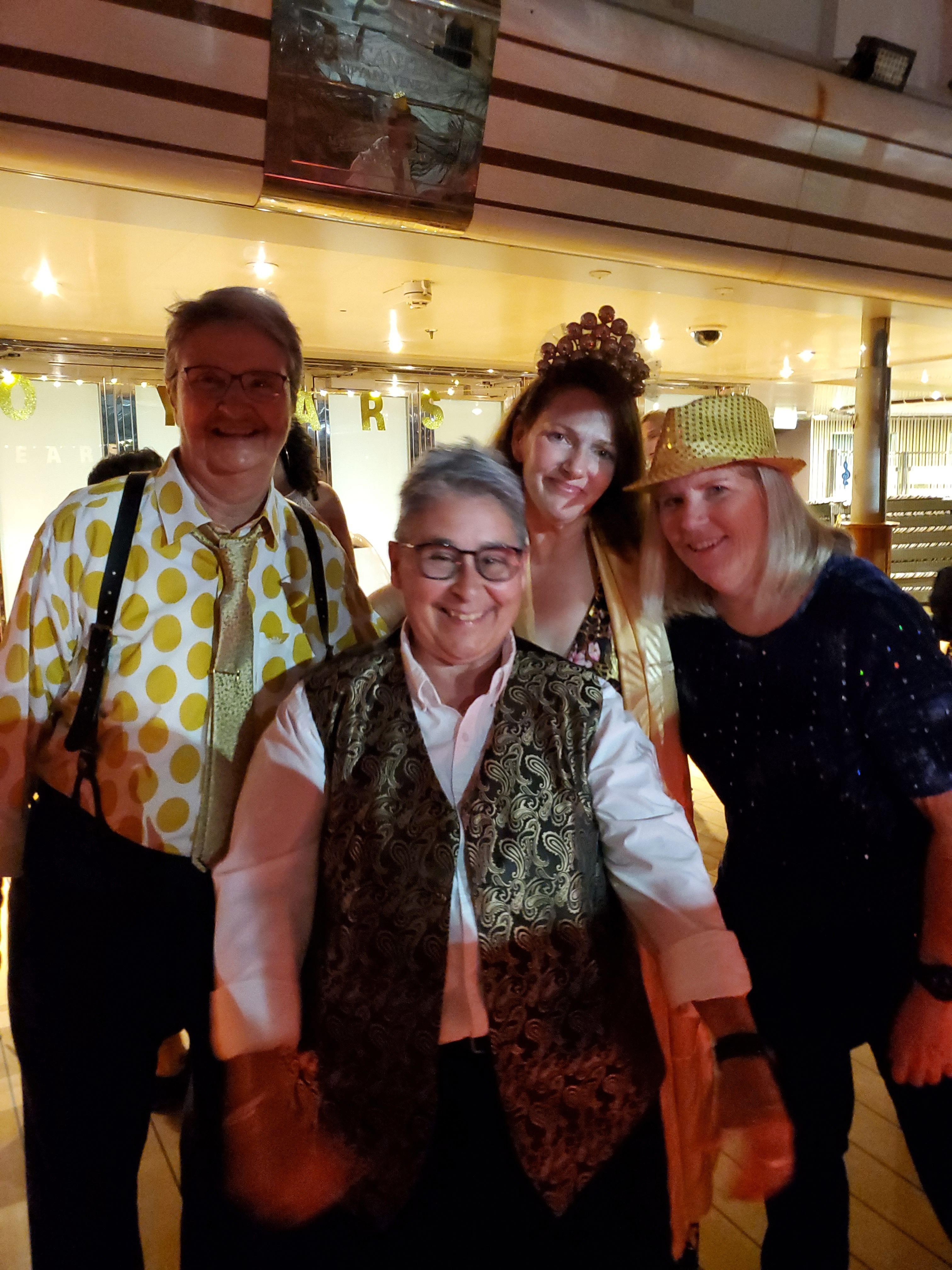So much fun on that cruise. That was the first time I met Ann. She had a pure heart, sweet, and her smile was contagious. She had the biggest smile evertime she was on the dance floor. Dance Ann, dance in heaven.