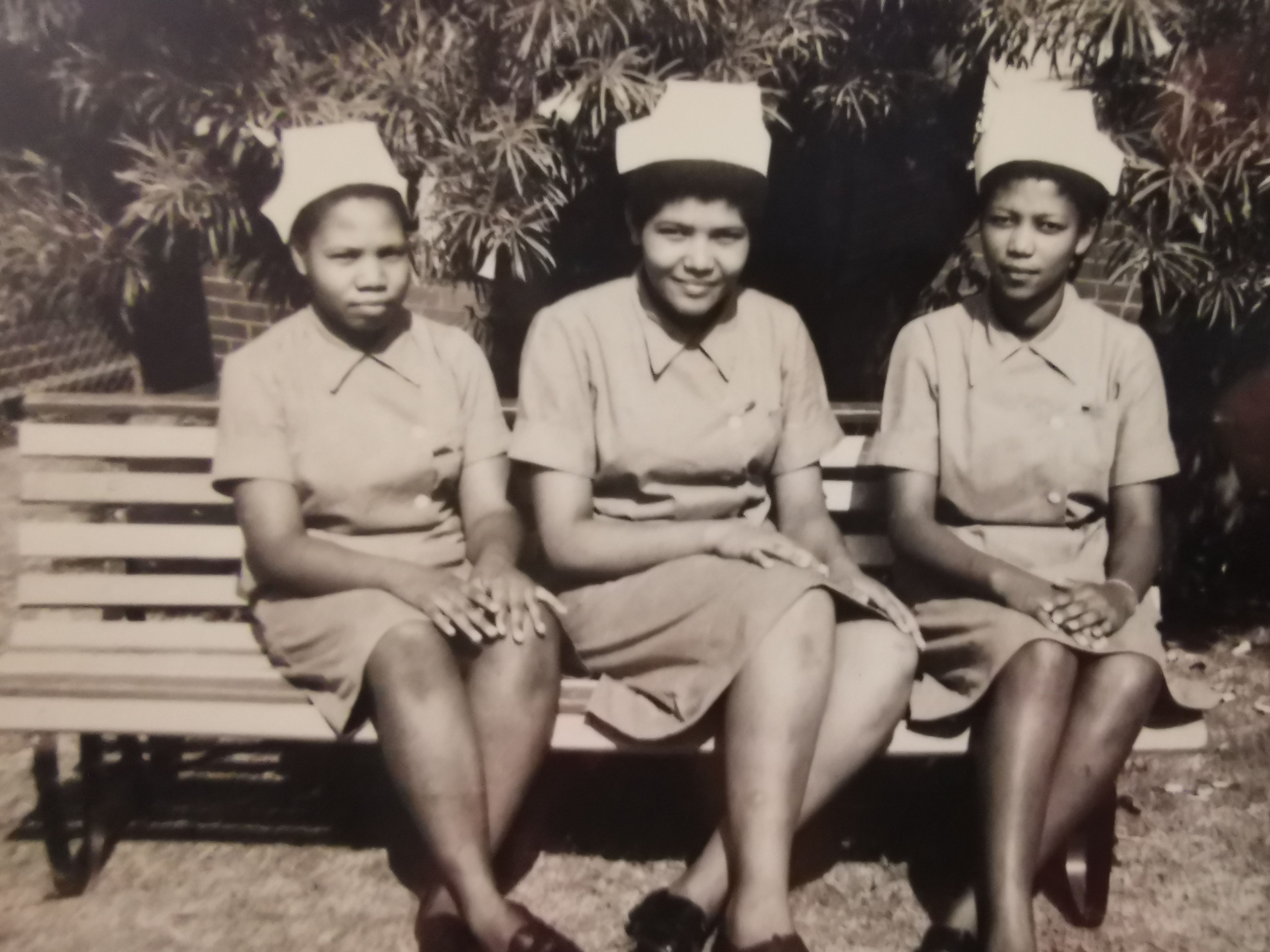 Nana as a nursing student.