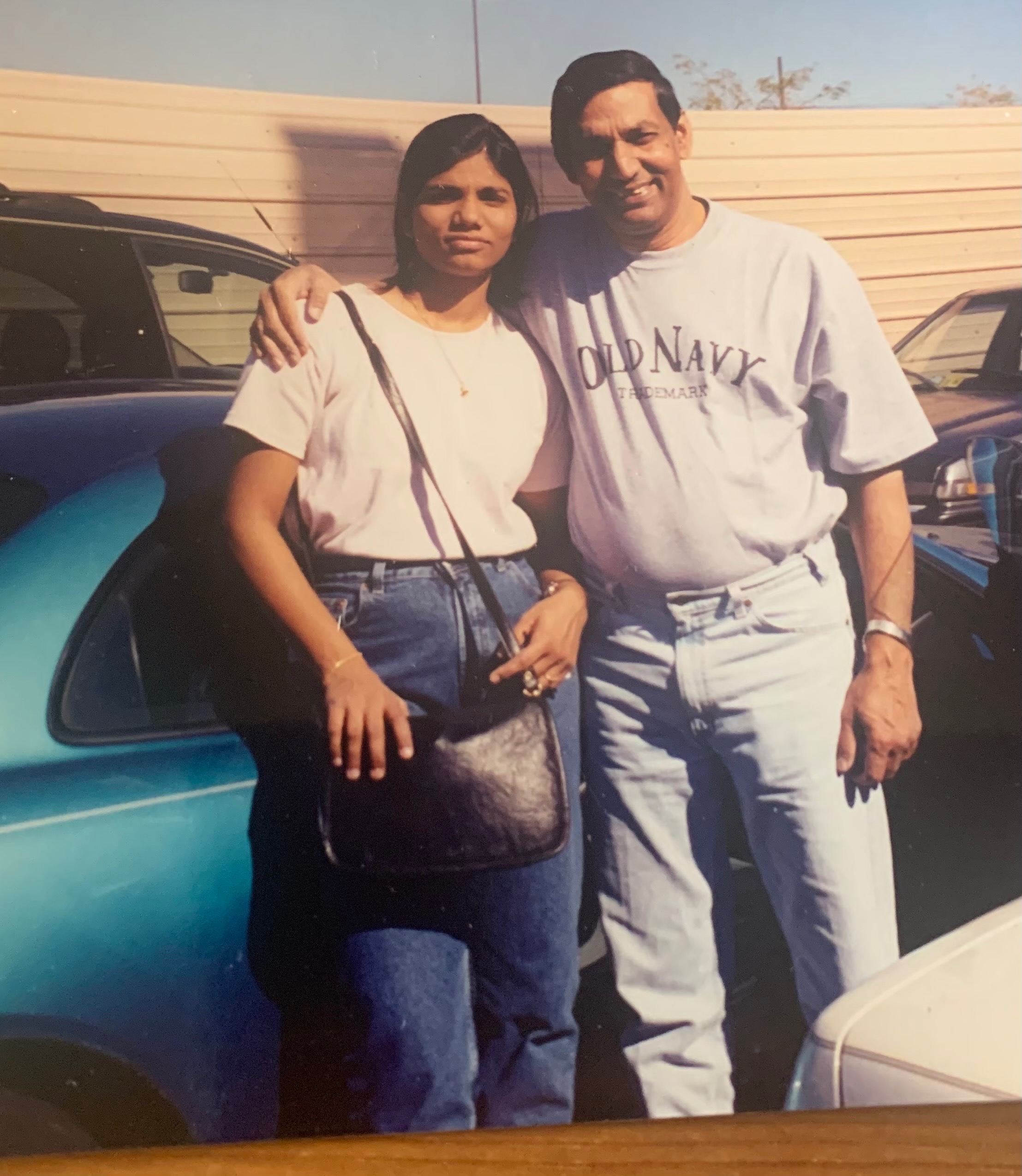 In the US with my Celica in the background and your proud smile in the foreground.