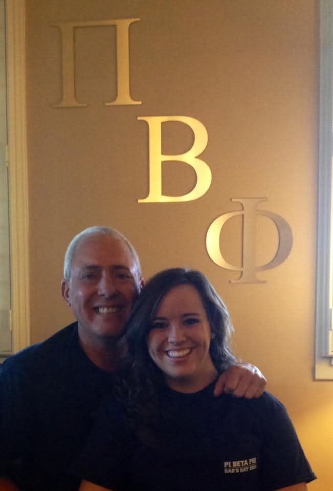 Dad's Day at Pi Beta Phi.