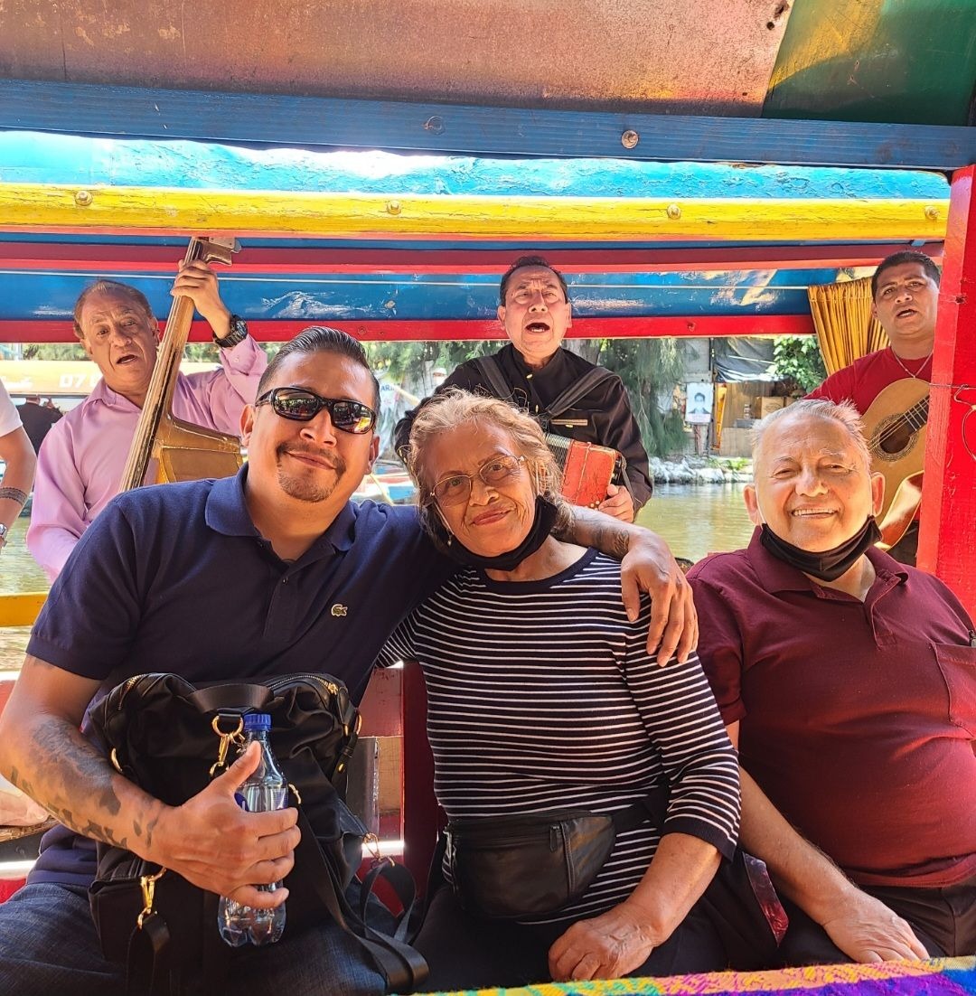 Mami with her muchacho! He always made her smile.