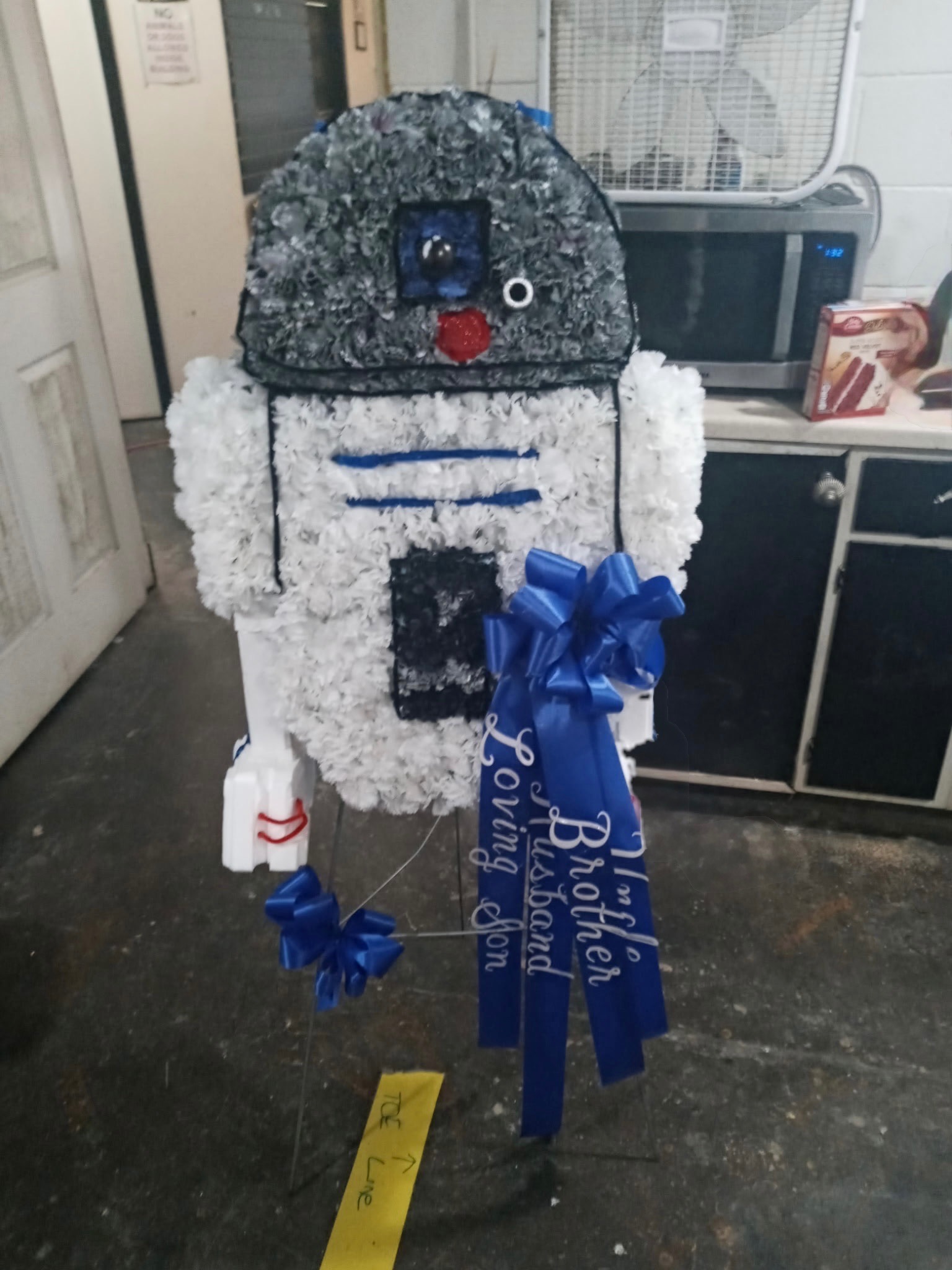 "JD had this commissioned but they didn’t deliver on time . Still an amazing tribute!"