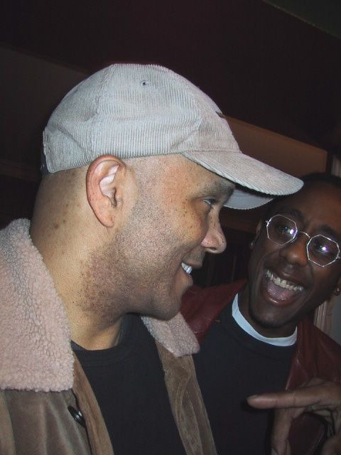 There is the laugh! He's laughing at Roger's surprised face.