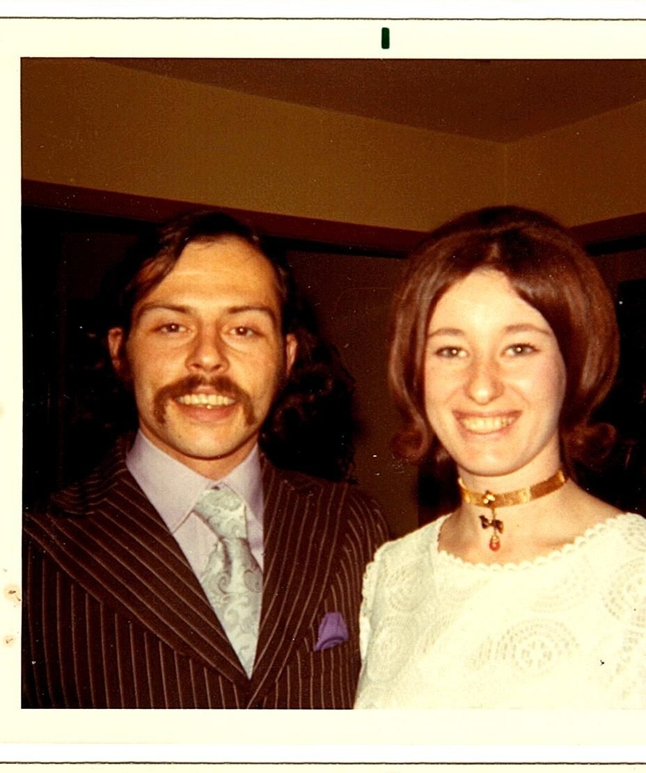 Terry & Kathy's wedding day