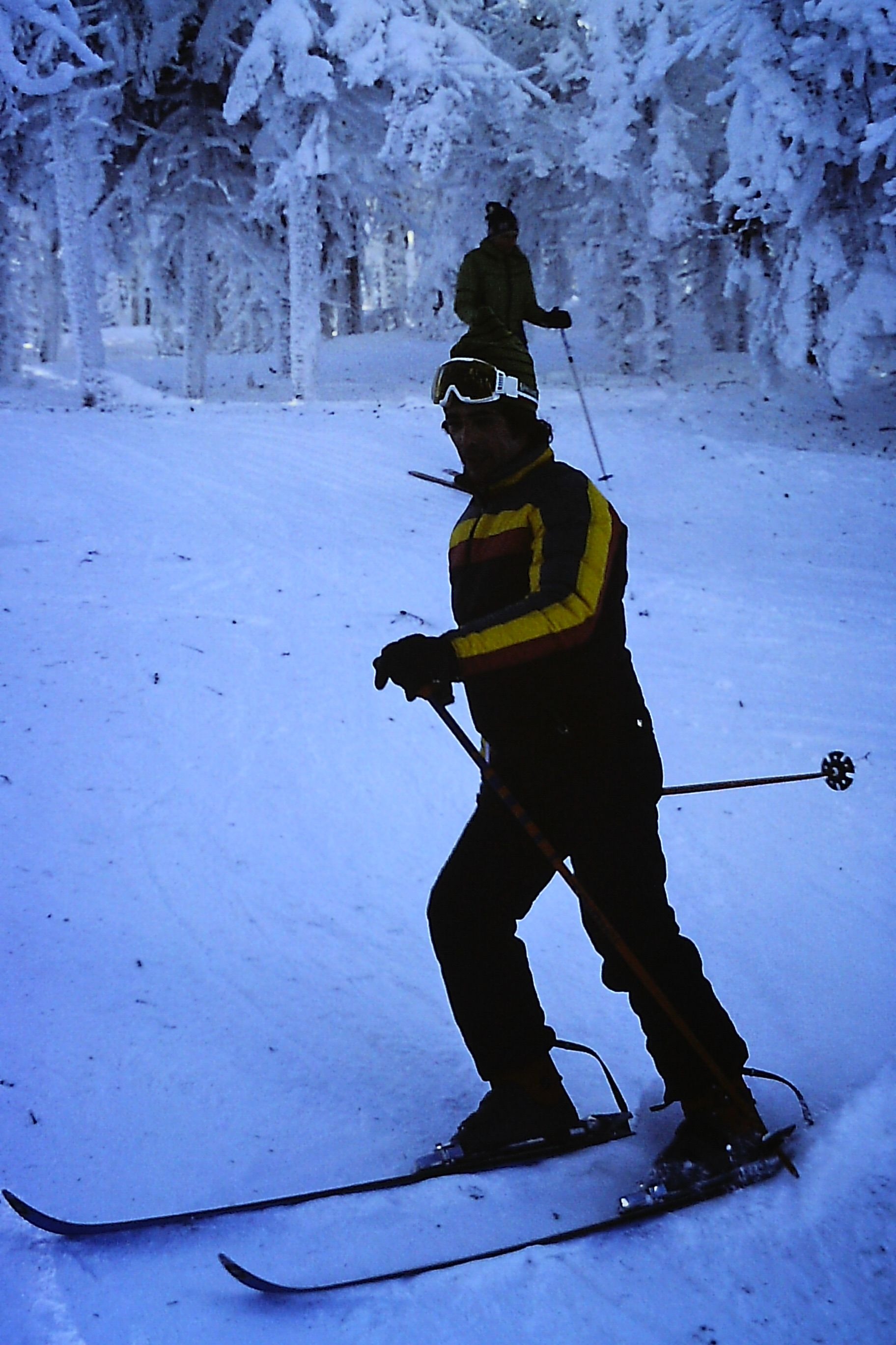 Skiing up at Sugarbush