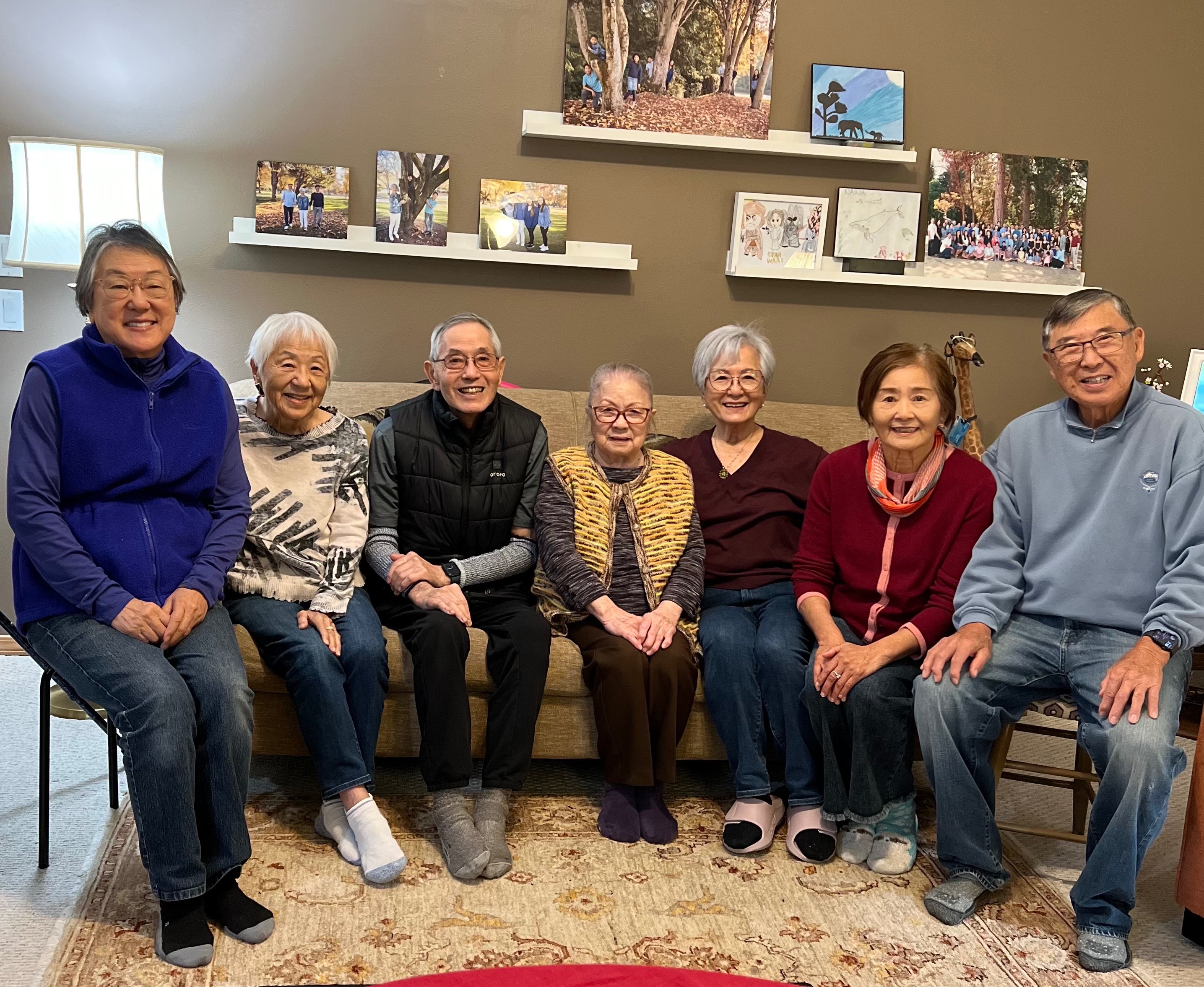 I have so many memories of Aunty Kiyoko dating back to childhood and the one(s) that has been most precious to me is this gathering of the elders most recently.