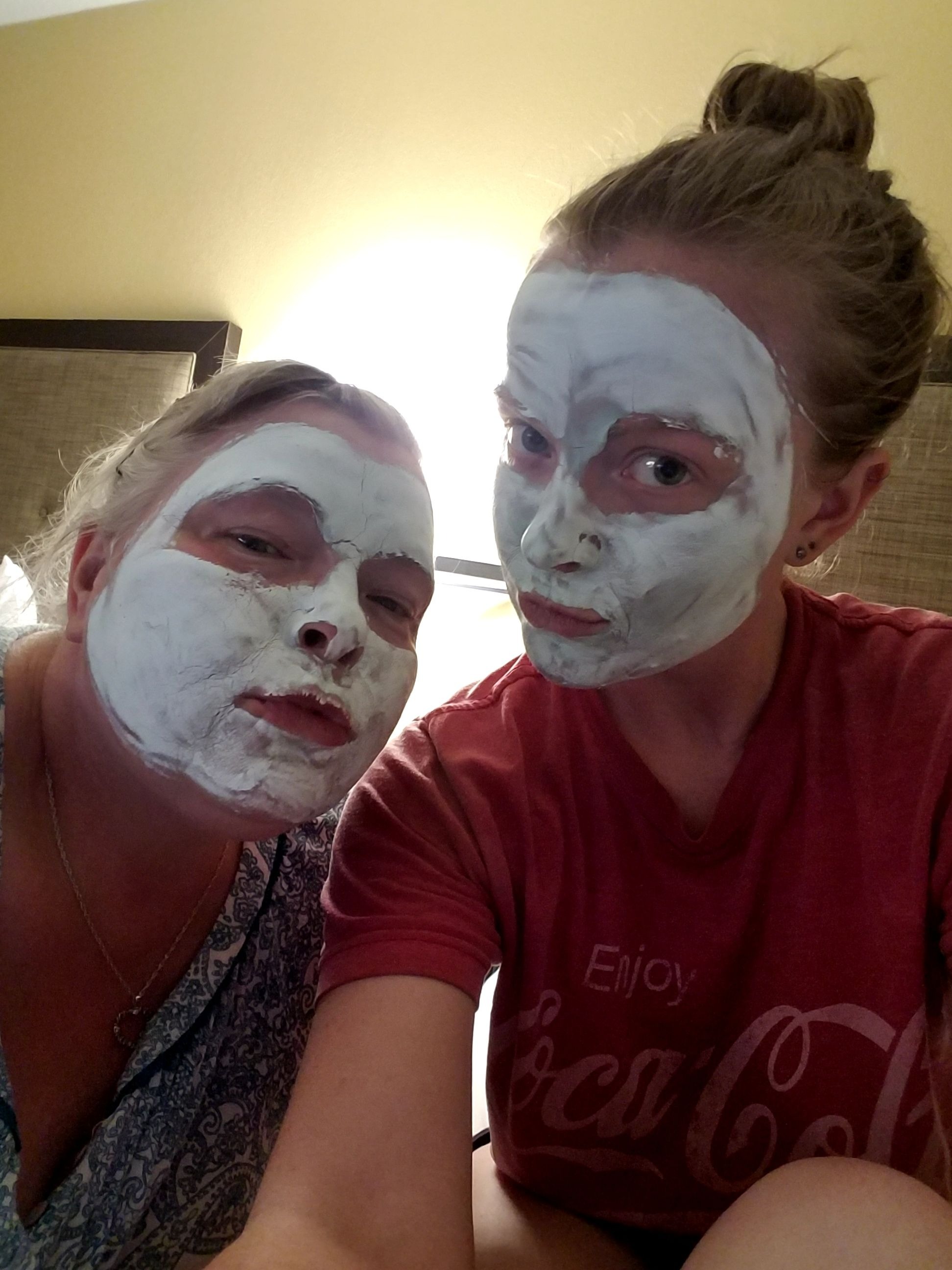 Me and Mom at a hotel in Uniontown, PA. She drove up and hiked around the mountains with me for a whole weekend just to help with a thesis project.