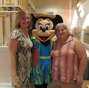 Darlene & Sheryl & our favorite mouse