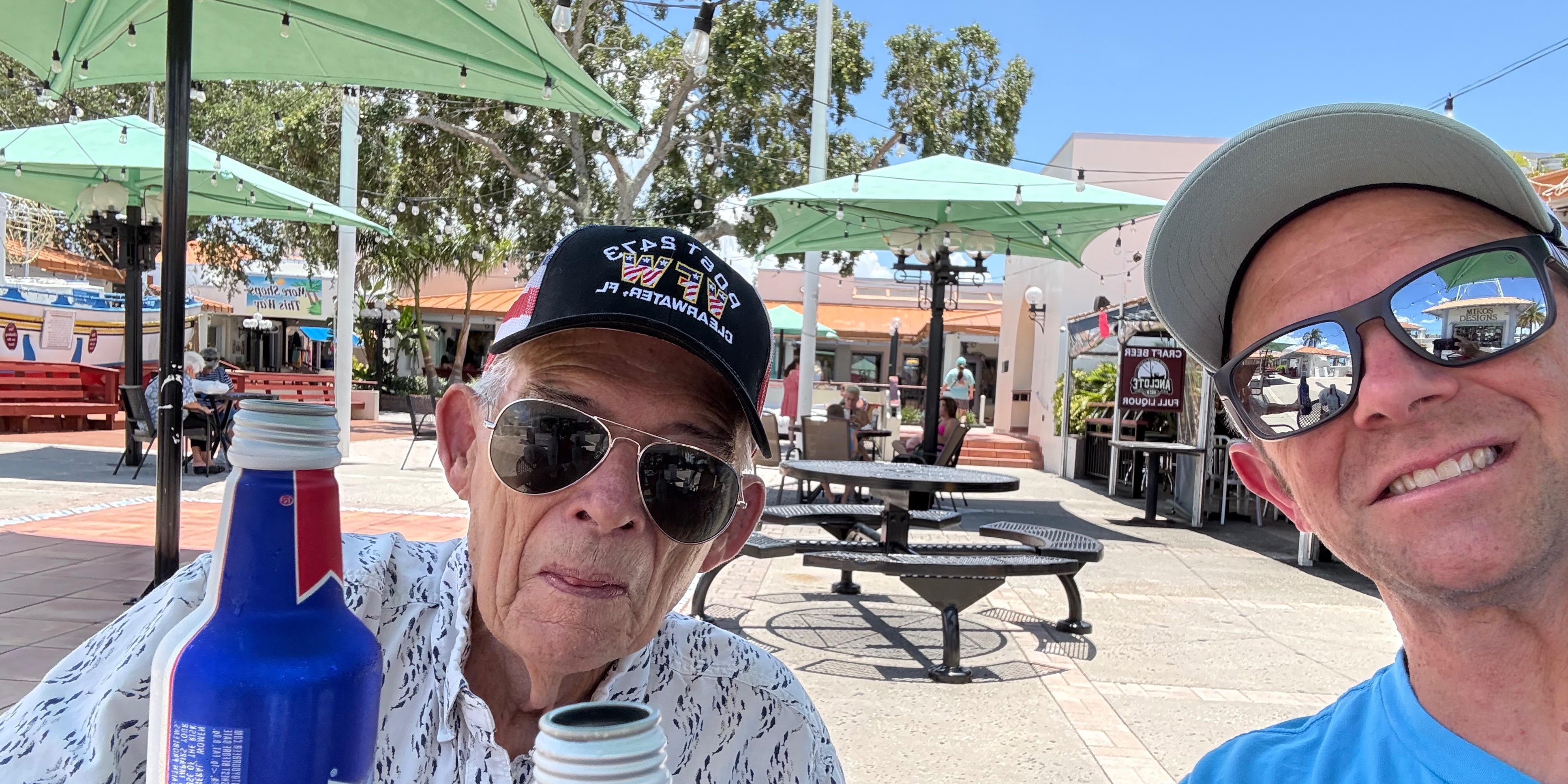 Dad and I at the Sponge Docks in Tarpon Springs. Thanks for the memories Dad we all love and will miss you. I’ll take your advice and never argue with a Kay woman. I promise to love and take care of Maryanne.