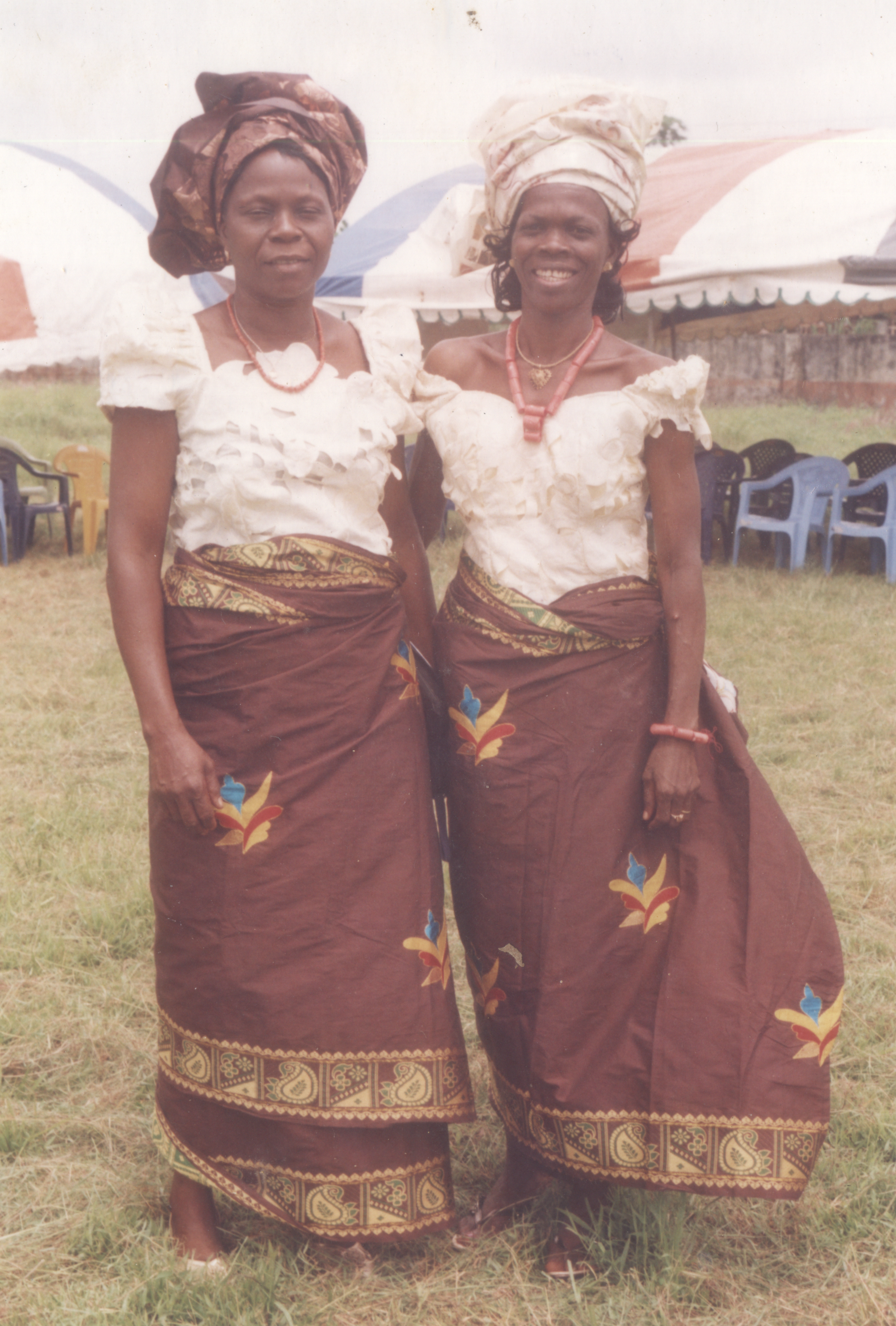 Mama with my uncle's wife