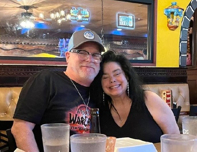 Here we are at a favorite Mexican restaurant where we would meet family to celebrate events or to simply enjoy each other's company. Elizabeth was our family and this made her very happy. She loved the shrimp quesadillas.