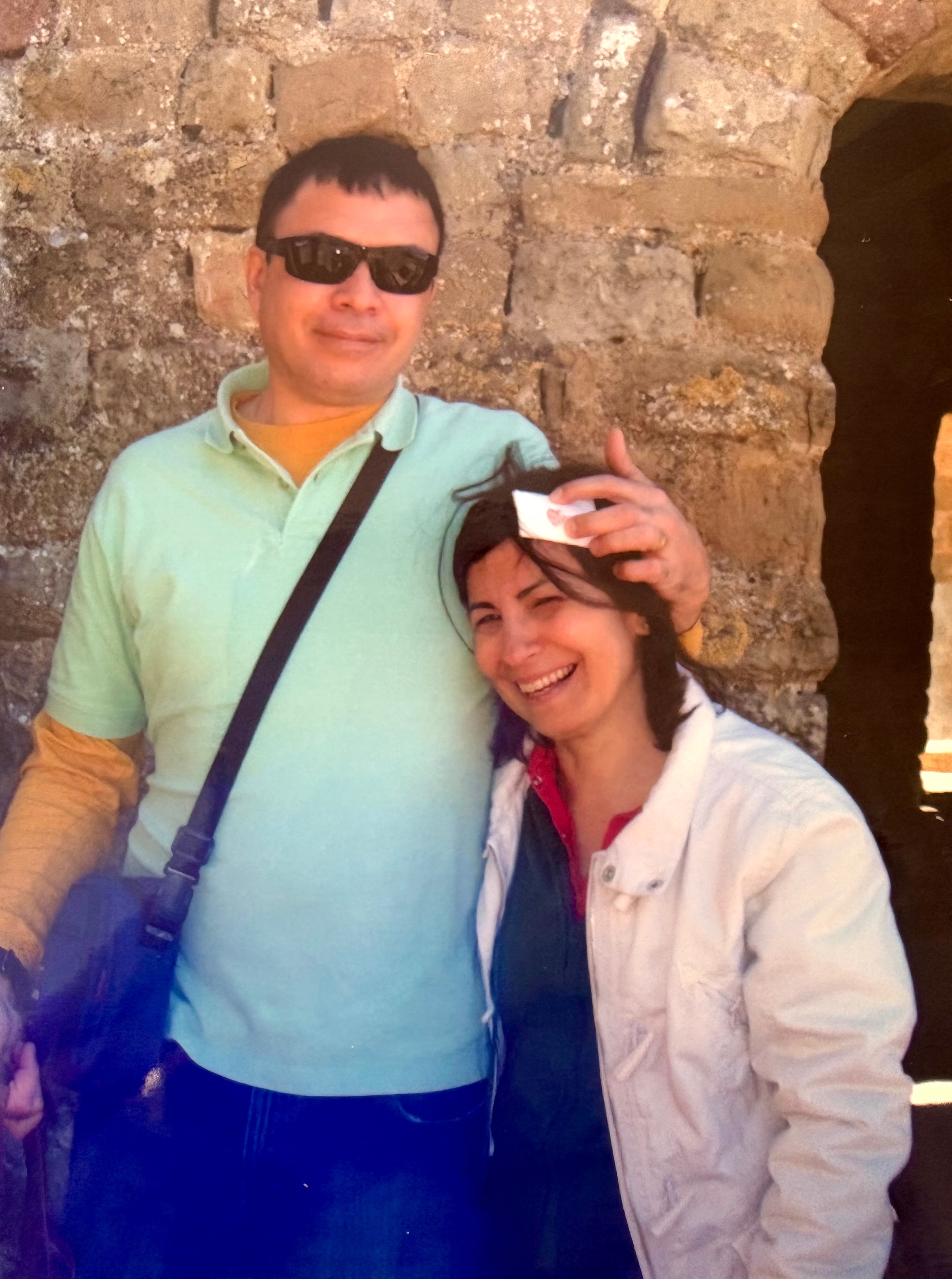 Headbutt in the Medieval Castle, Aragon/Spain.