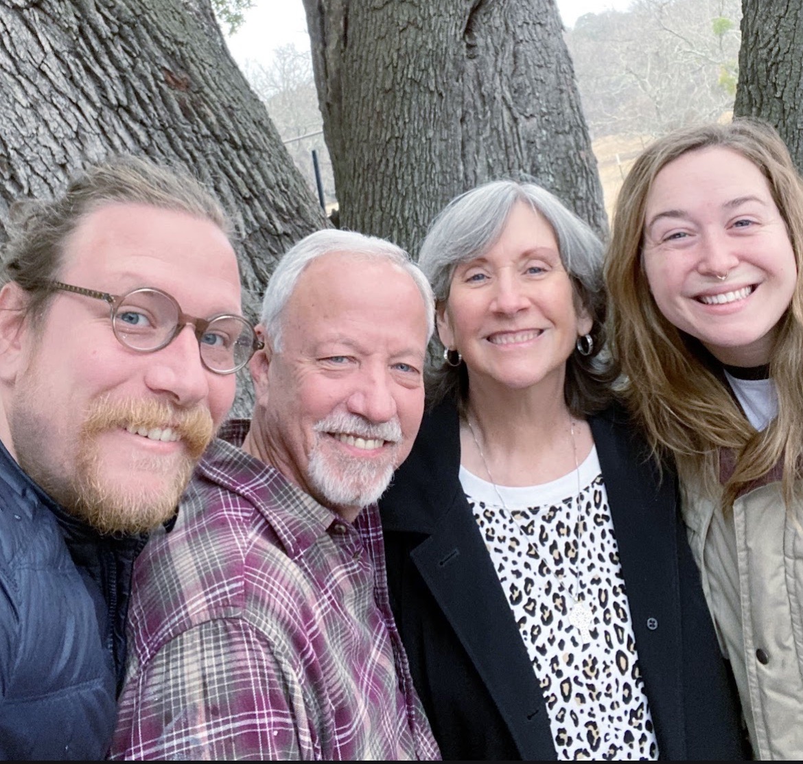Austin, Karl, Pam, and Jamie, San Antonio, Texas, January 2022