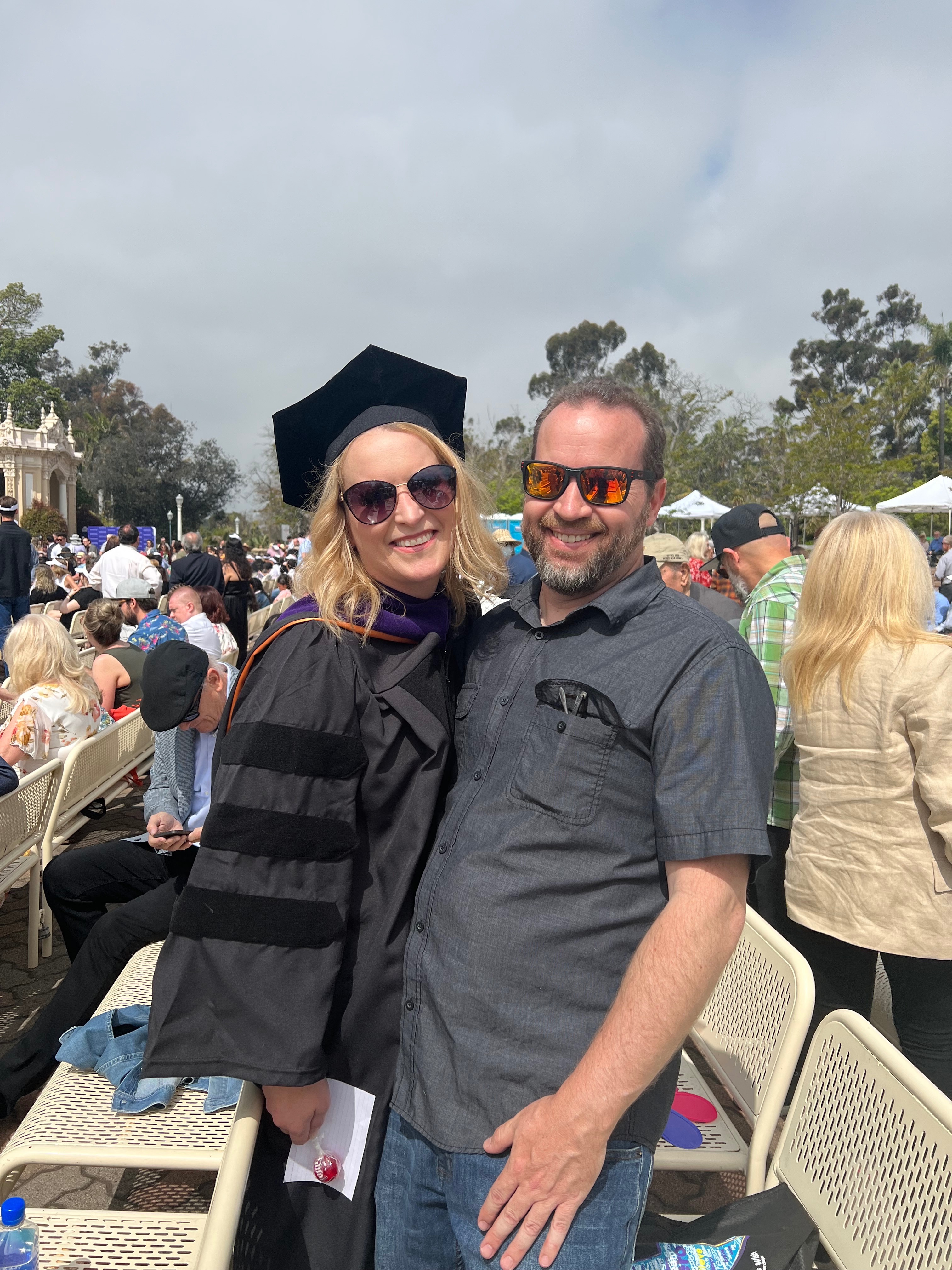 Matt and Rebecca at Becca’s graduation from law school!