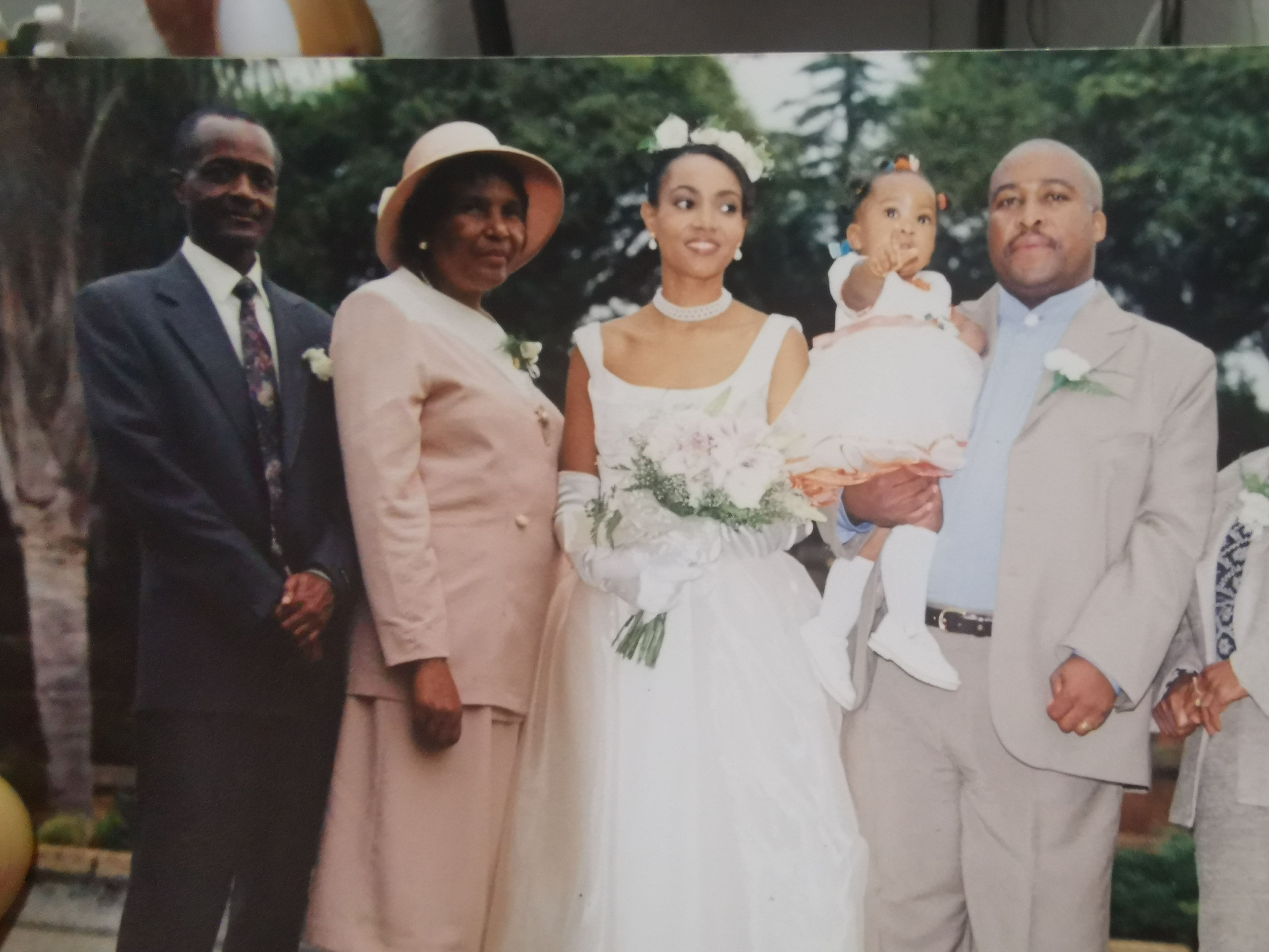 Nana at her daughter's wedding.