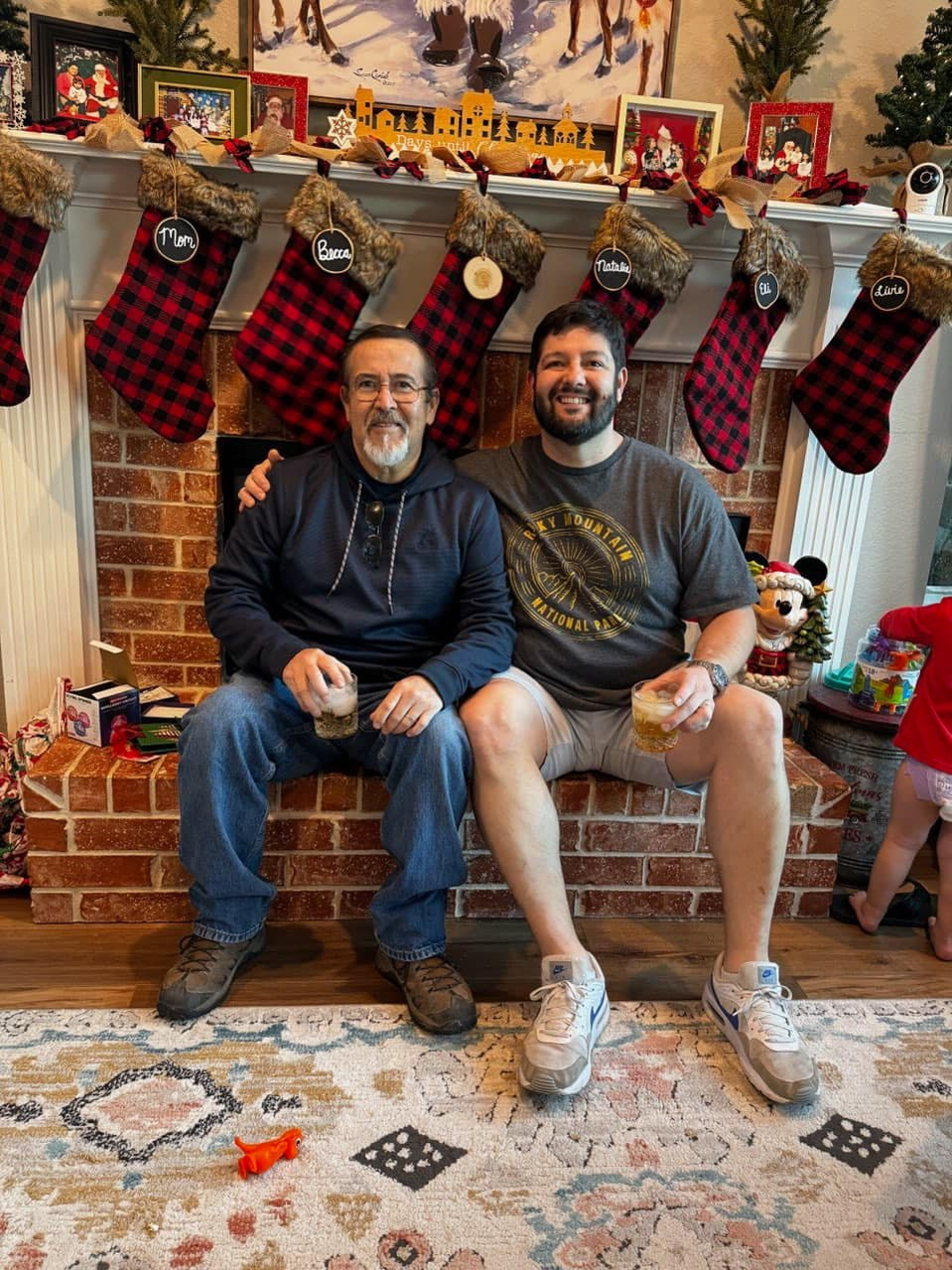 Christmas 2023 in McKinney, TX with Dad