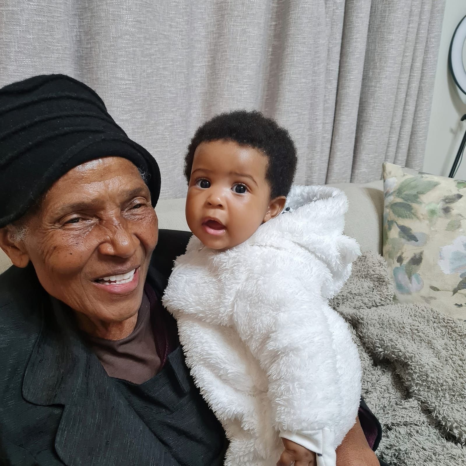 Gogo with her great grandchild-Mpho.