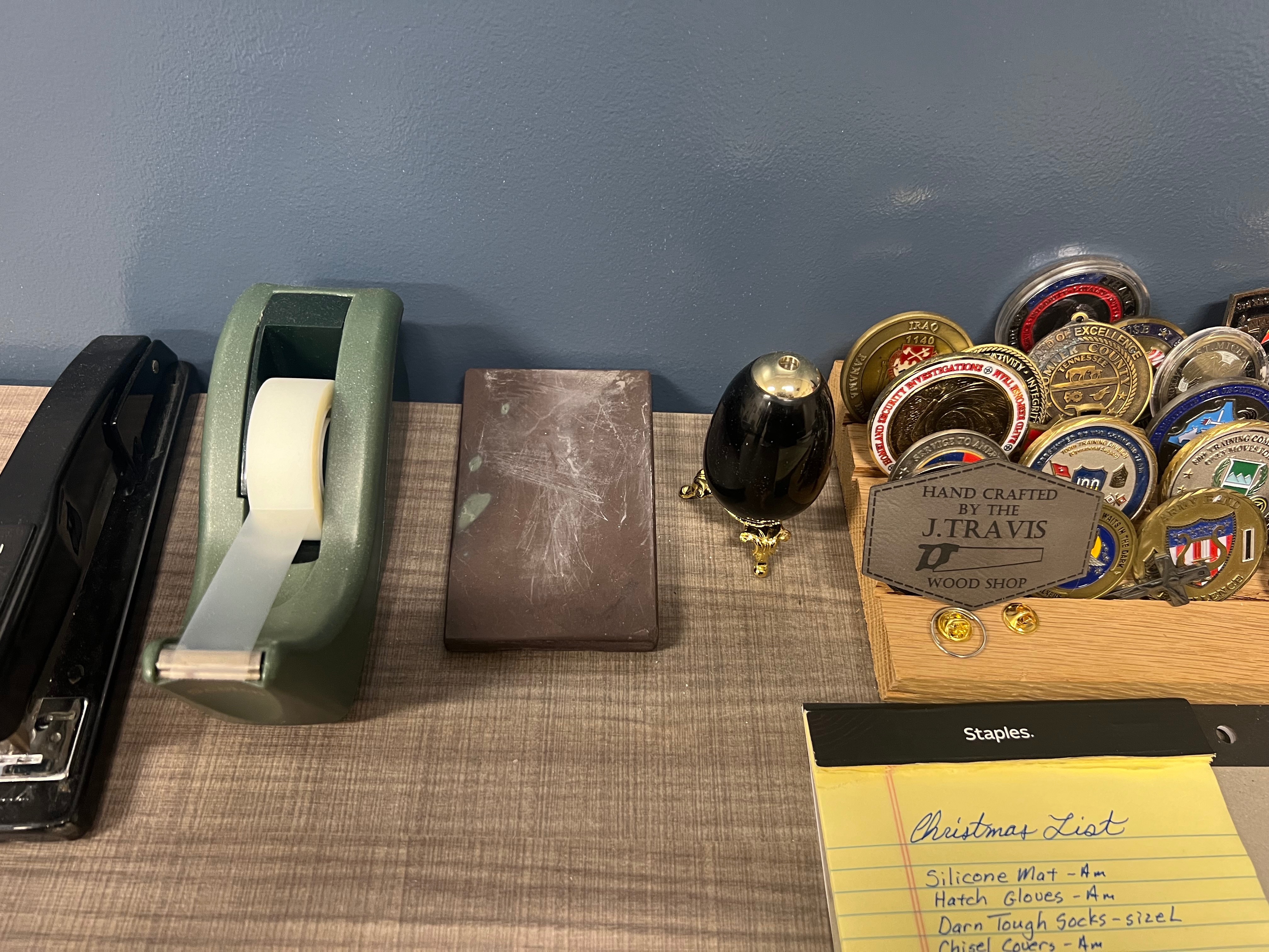 I was in some woodworking circles with him and we spoke online. I was gifted a piece of purple Vermont slate he dug from his property and had prepared for knife sharpening. It lives on my desk full time and gets used by my coworkers and me often. I have always thought of him when I used it, and will continue to do so.