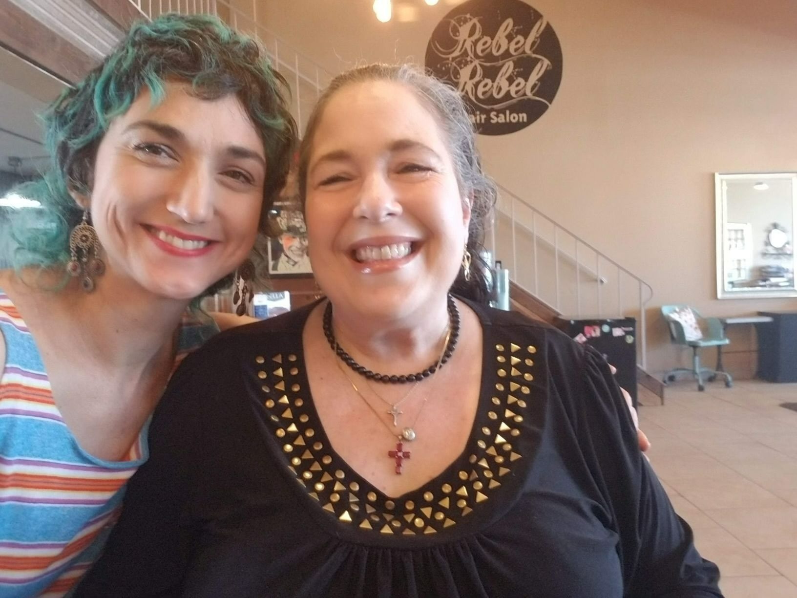 Cristina (Daughter-In-Law) and Momma Juli. 
