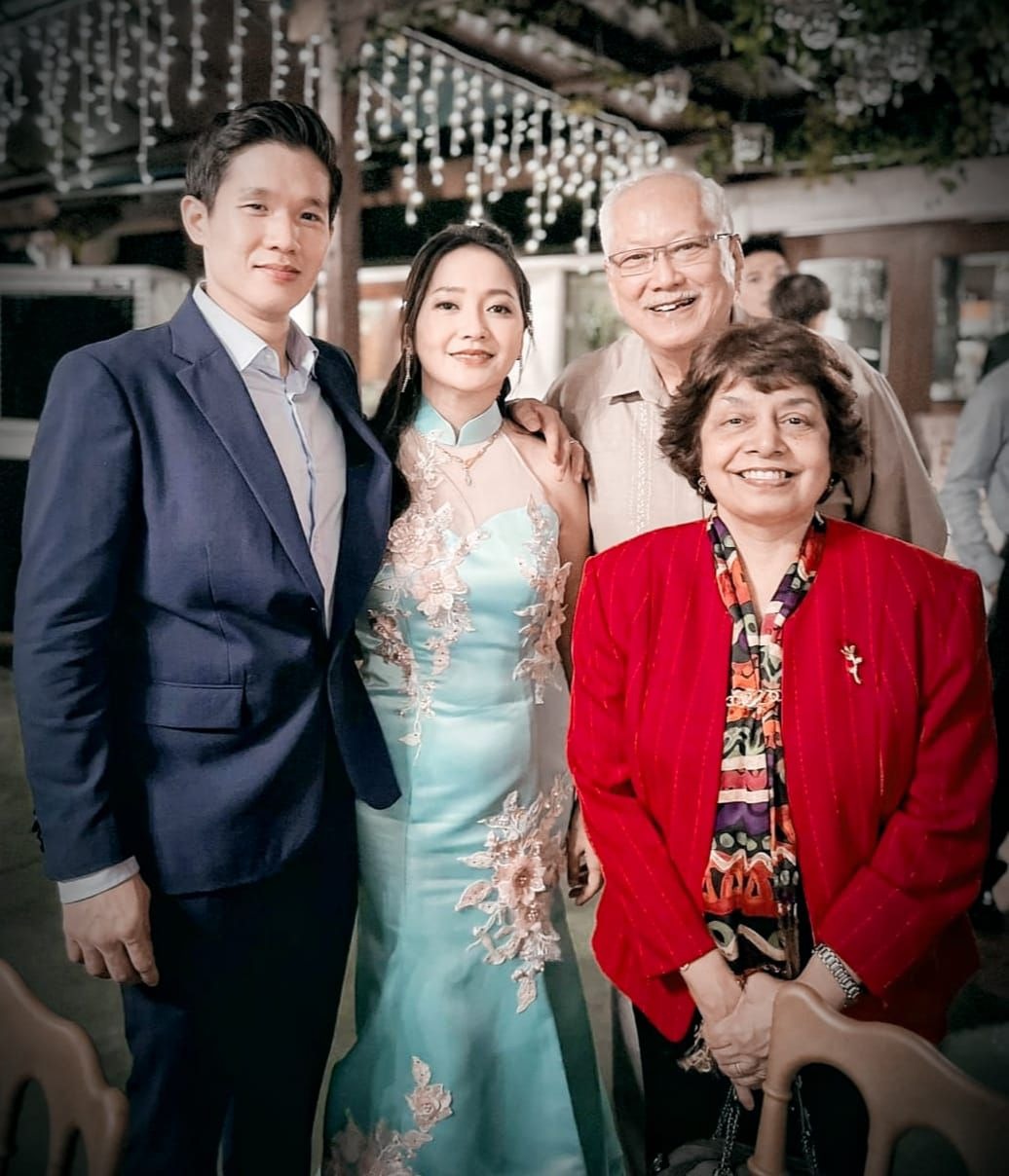 Uncle Terry, your vibrant presence, thoughtful wisdom and unconditional support for Aunty Theresa is a beacon of light and a source of happiness, inspiration and comfort to our family
Your stories of life are funny yet they always impart a strong meaning - and you do this in your creative way, a way that is uniquely you.
I remember the time you brought me to Genting, not long after dad passed away.
It was your way in getting me to know a common interest that i may have had with my dad.
And you do this time and time again, in bringing people together through your selfless acts of love and camaderie
You have said it before, that our loved ones are no longer here because god needed them more in heaven then they do here
Uncle Terry, we hope you will join them and now look over us - and that your spirit of unconditional love, energy and thoughtfulness will live on with us.