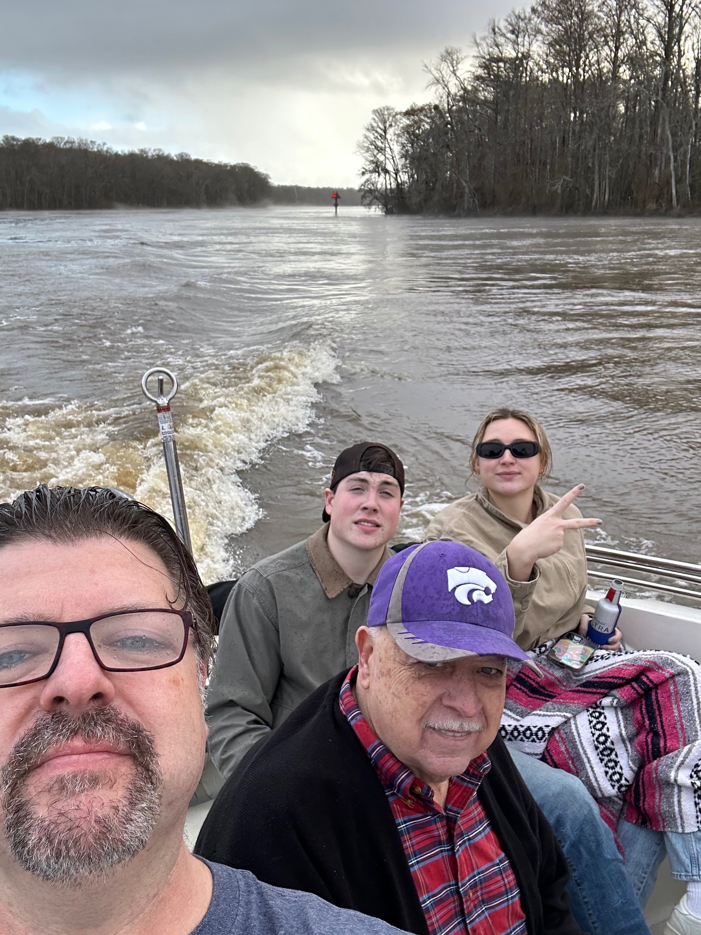 Boating with dad in South Carolina just a few months ago. we saw the most beautiful rainbow that day. Dad was the boat king. He taught so many people to ski and pulled us around the lake all day long.