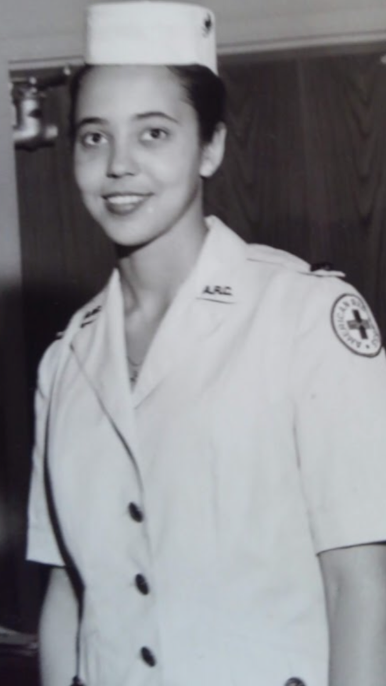 Mom serving with the American Red Cross in the Vietnam War