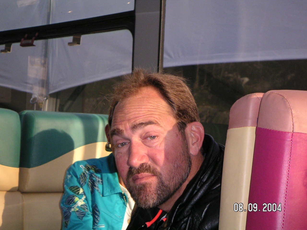 2004 Scott on Train between Anchorage and Fairbanks Alaska