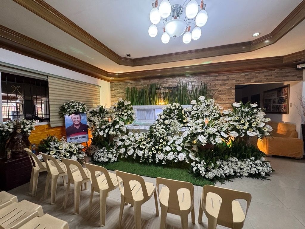 Viewing services held at Madison Gardens, Brgy. San Roque, Sto. Tomas