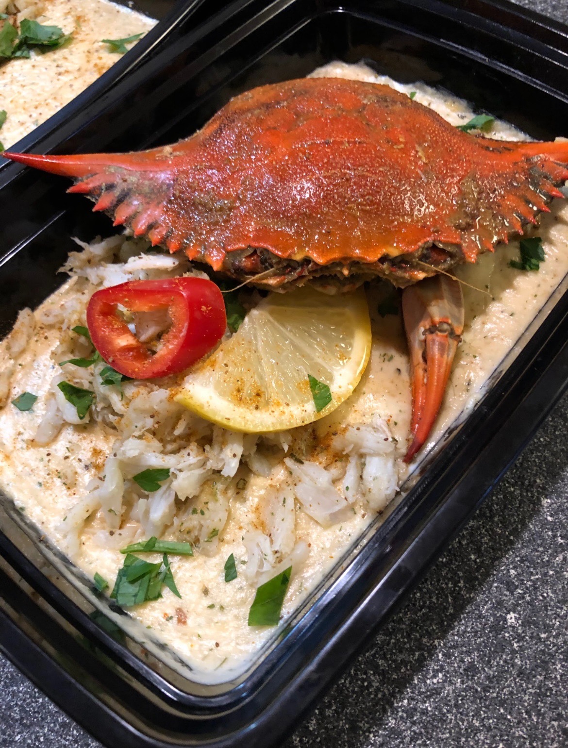 I have prepared this cream of crab soup for Mr. Hansy plenty of times. (His favorite) I’m happy to have been able to serve him and his family