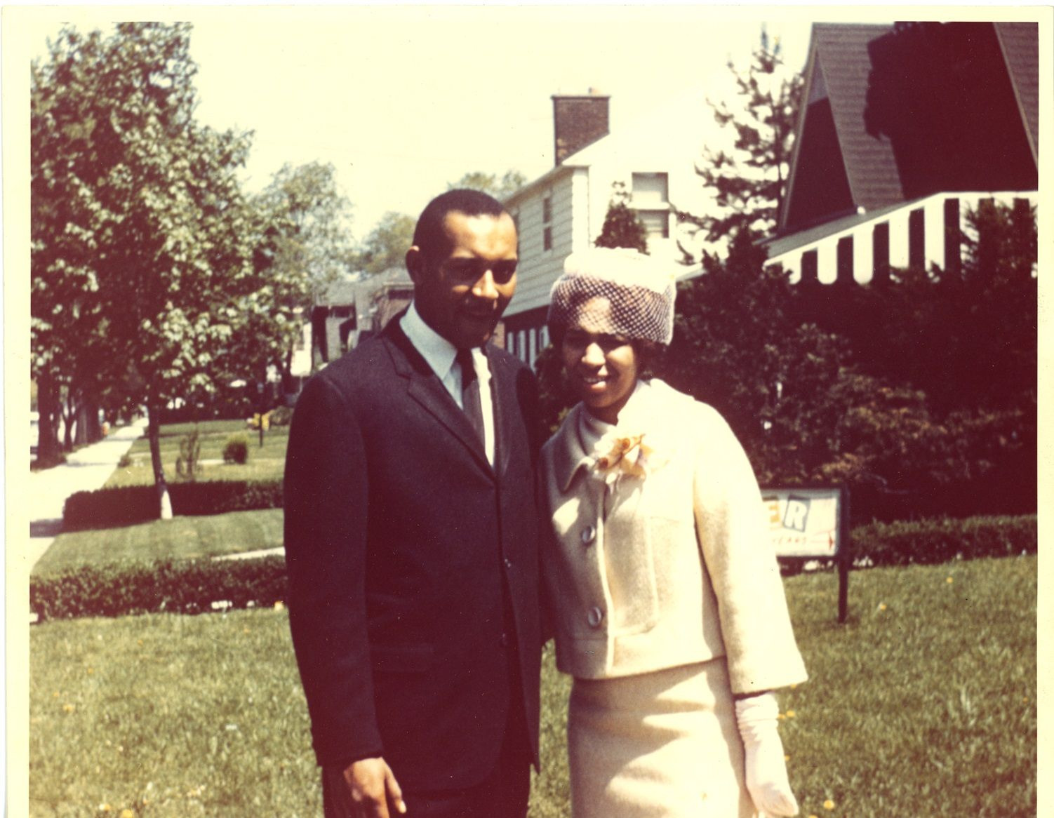 Henry & Monica Lett on their wedding day