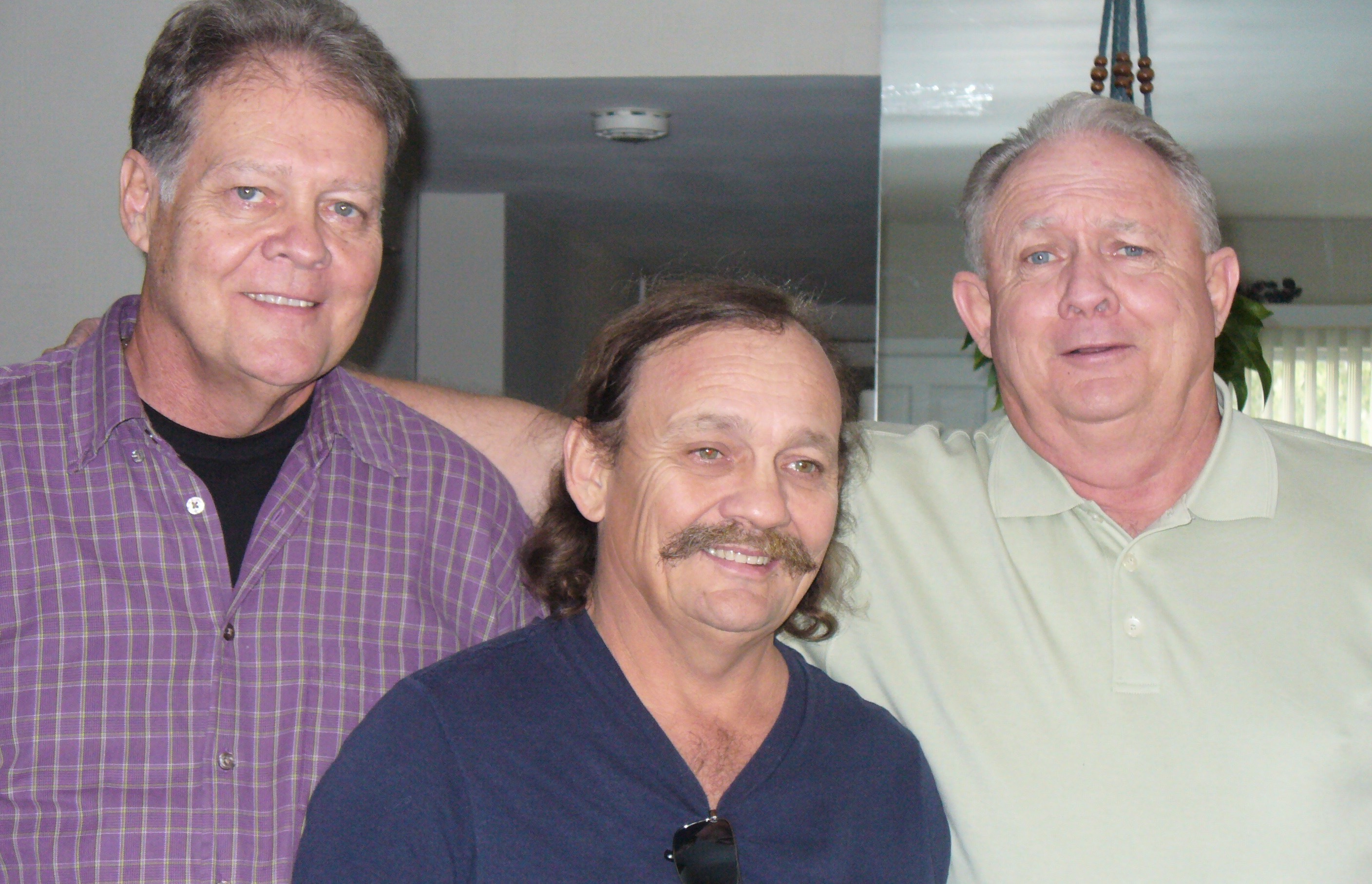 Brett with his two older brothers Dave and Roger.
We will miss Brett very much, we had fun times together up in Michigan and Florida. Brett loved the Woodward cruise in Michigan and Tarpon Springs in Florida.