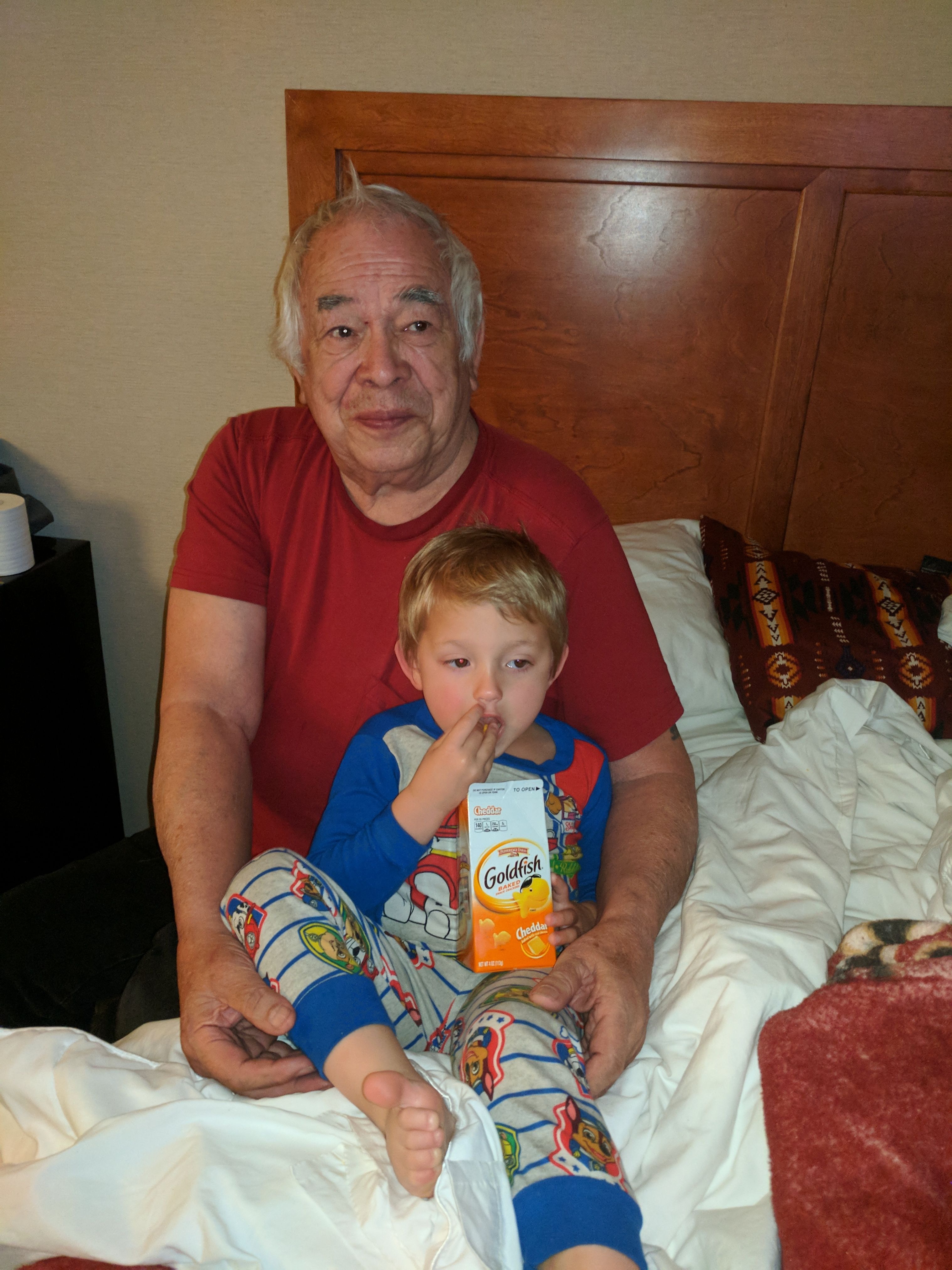 In a motel