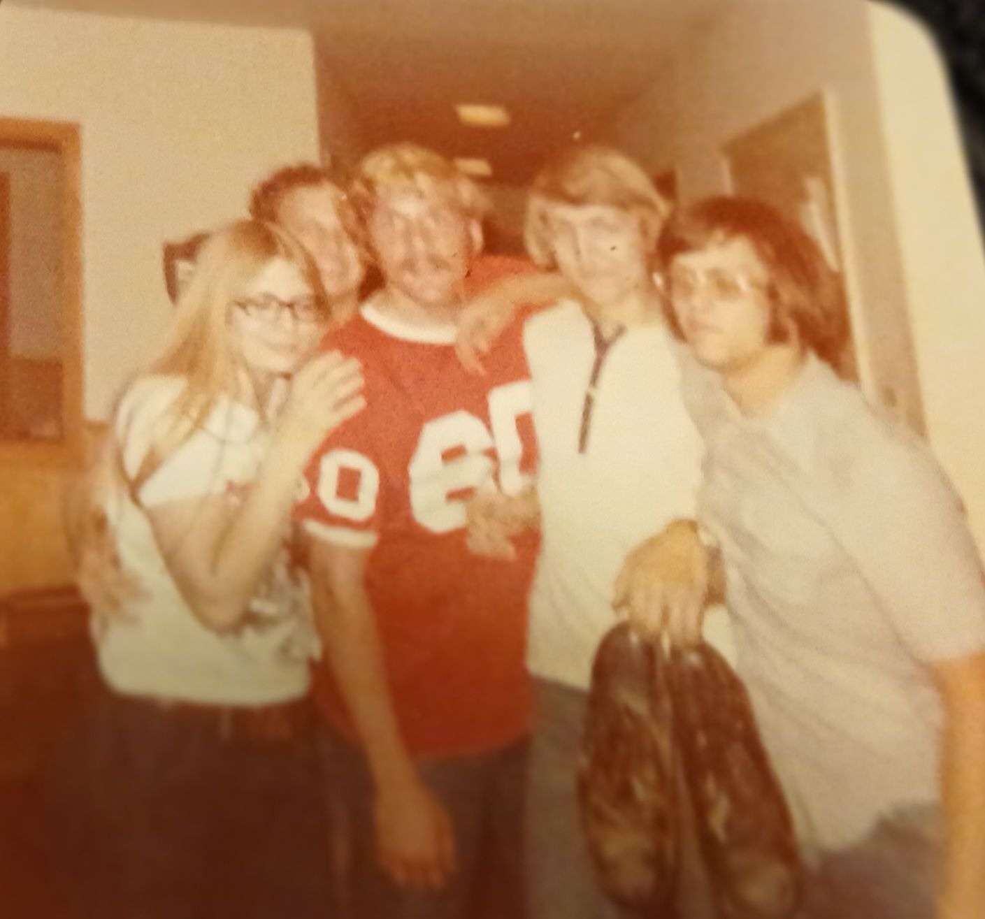 Michele, Mark, Robert, Phil
Bible chair May 1976