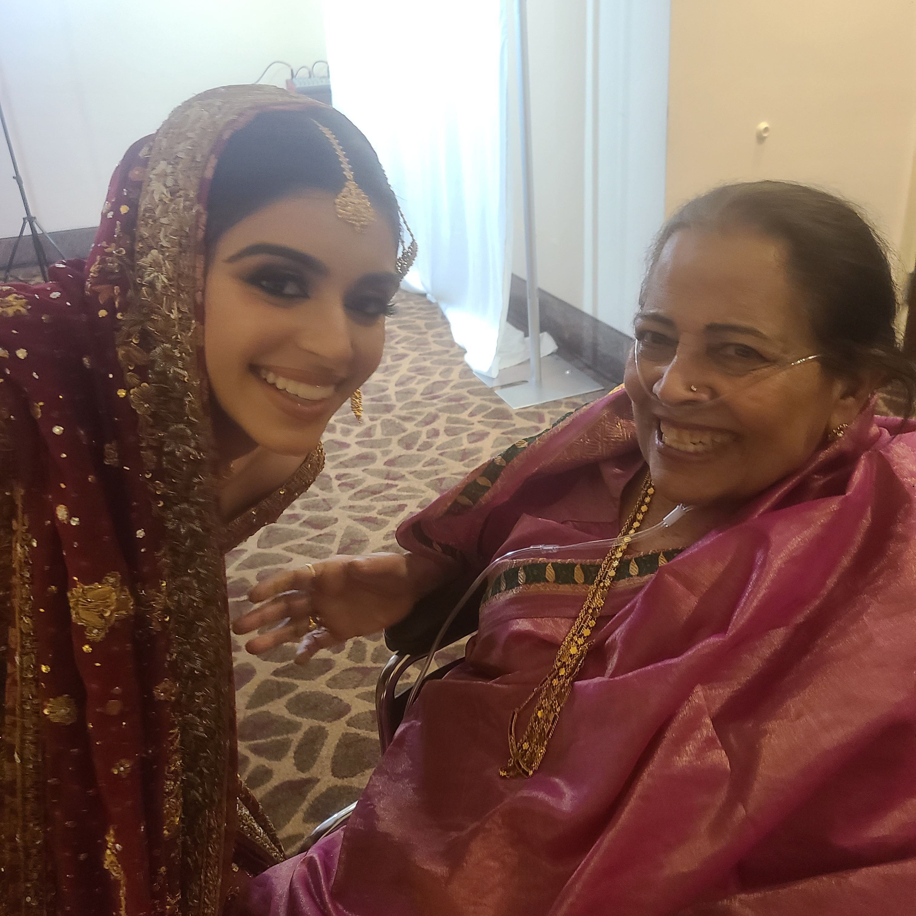 With the bride, our darling Zainub ❤️