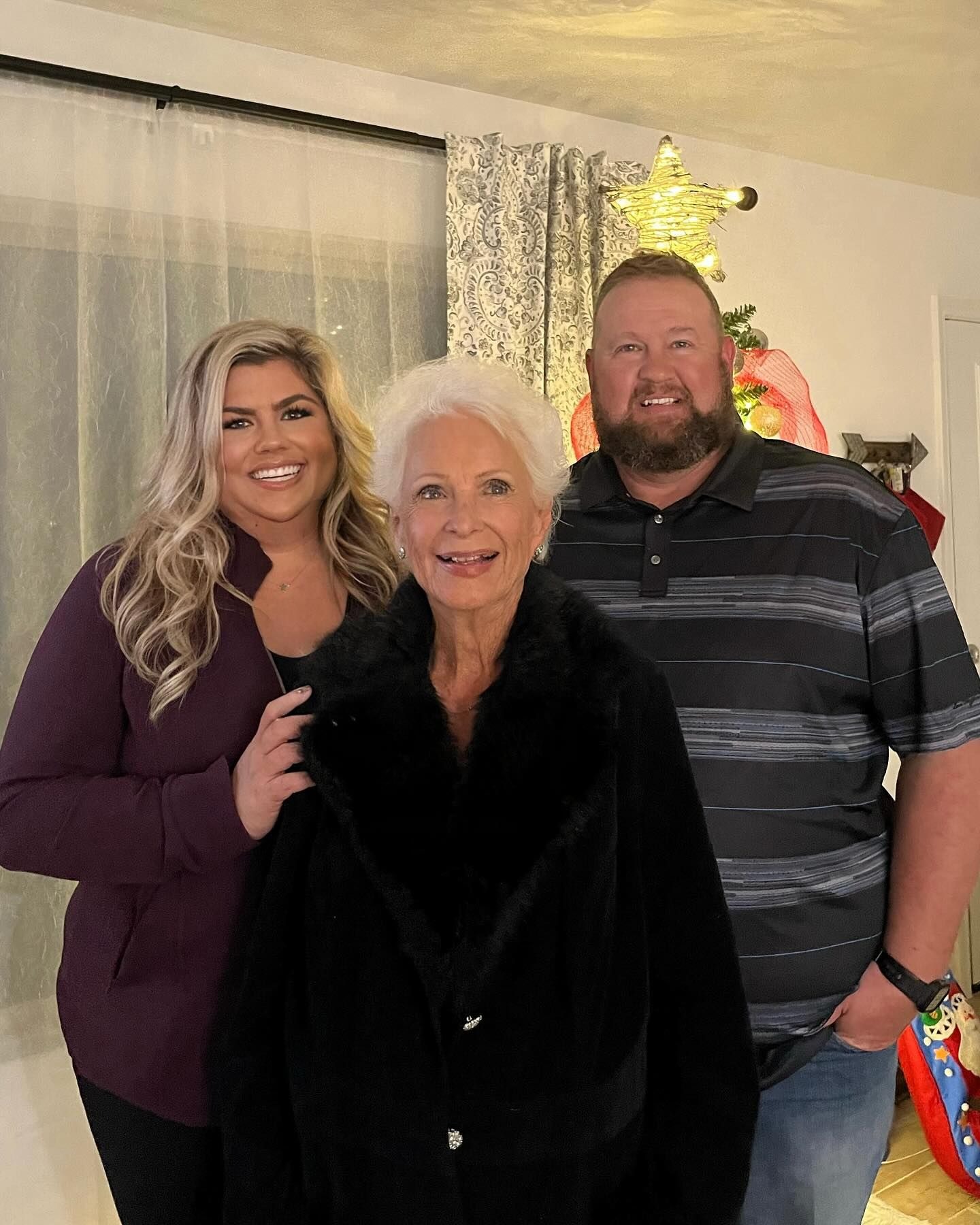 Lauren, Carol and Jared, Christmas 2023, Tolar, Texas