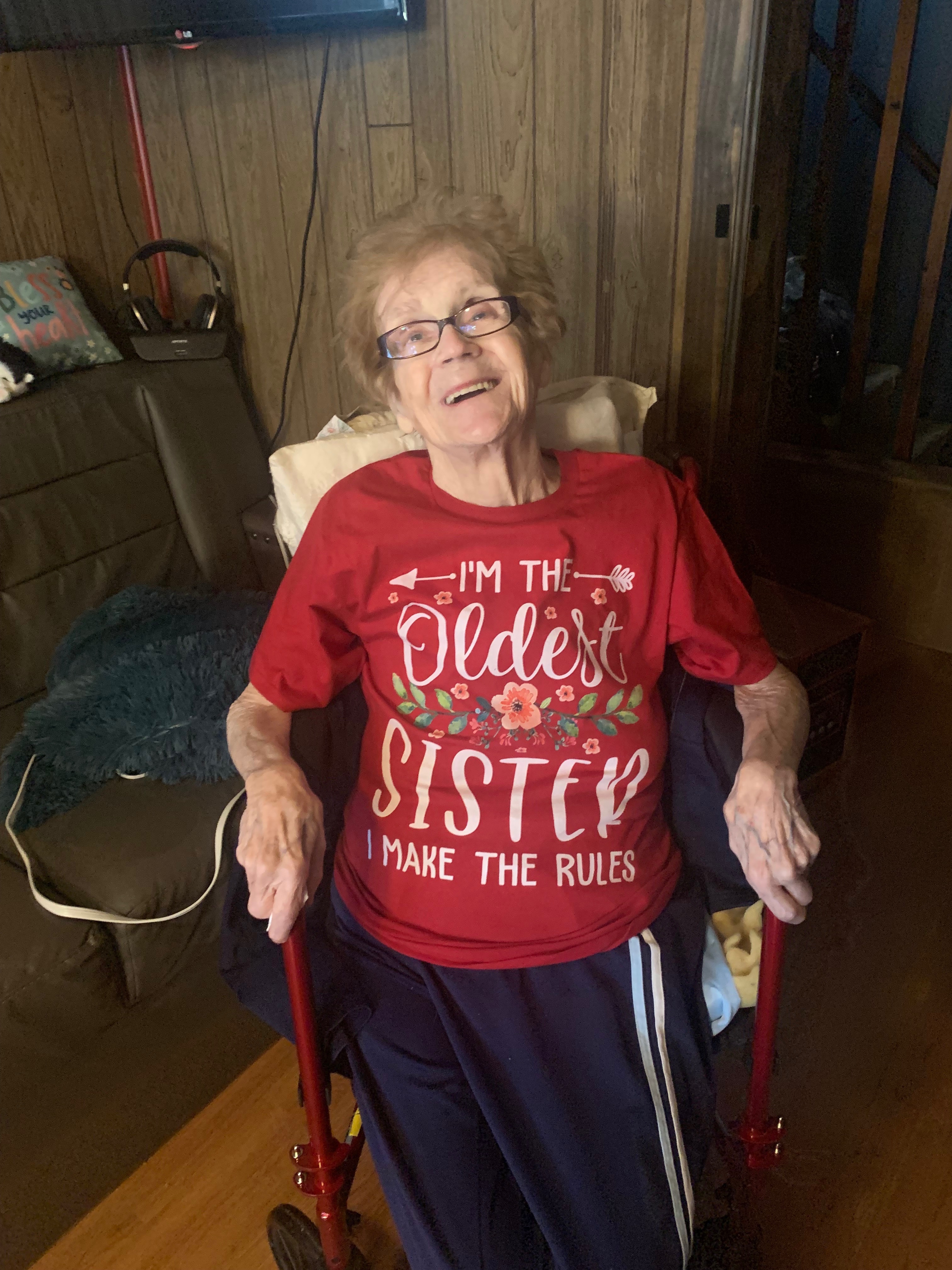 The shirt says it all !!