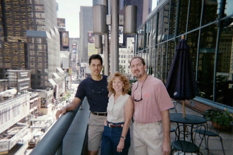 2002 Scott with Leigh & Clayton in New York City
