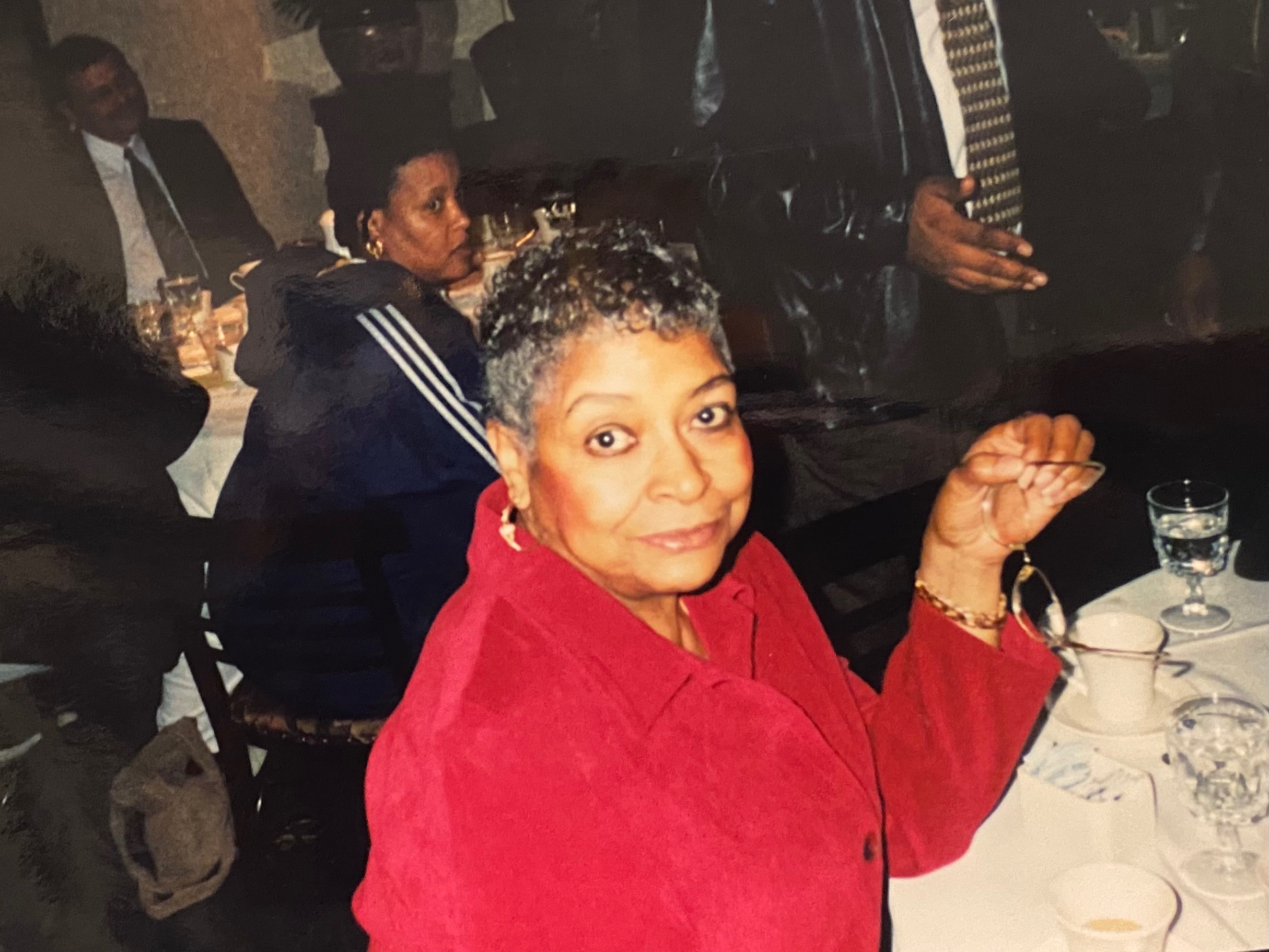 Grandma stayed going to celebration parties, she enjoyed them.