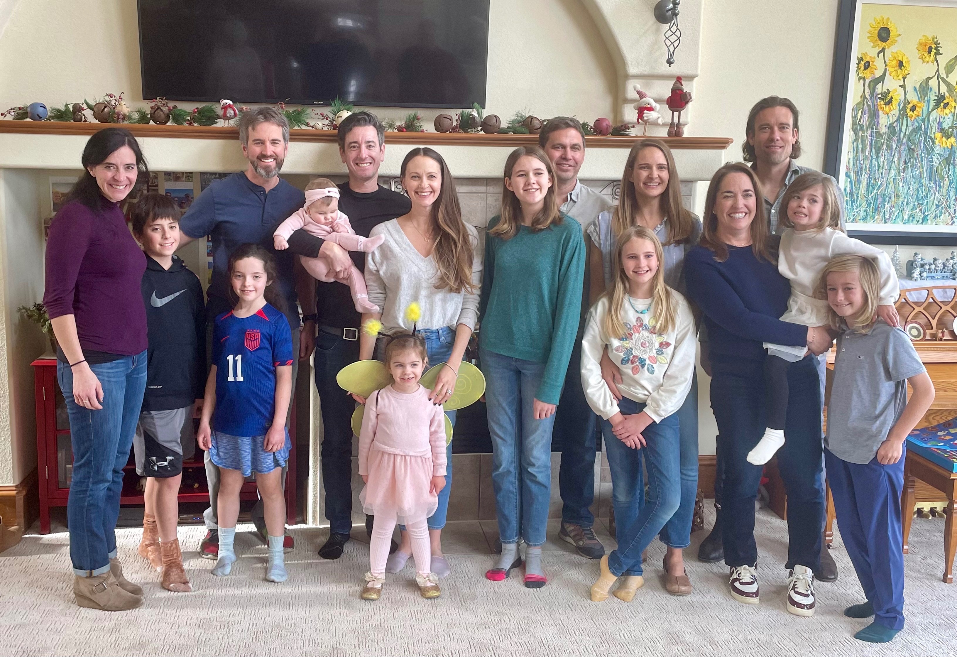 The Girls getting our FULL families together! December of 2023.