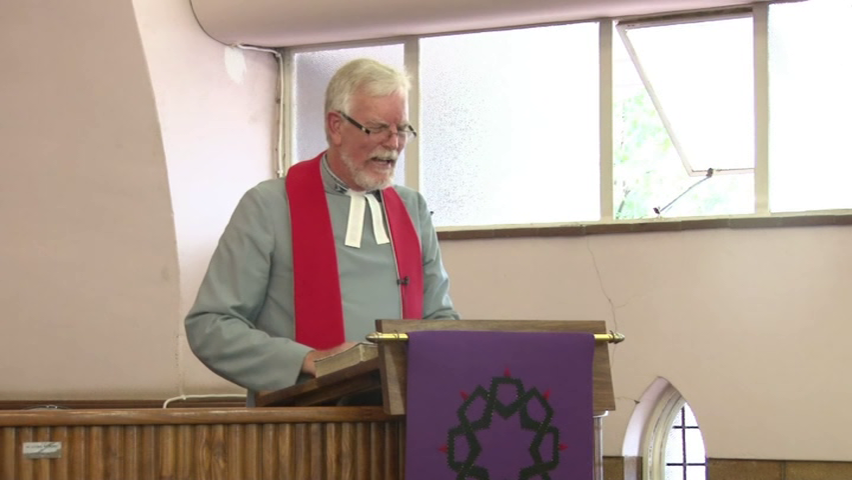 Preaching at Douglas' ordination. Pretoria, 2015