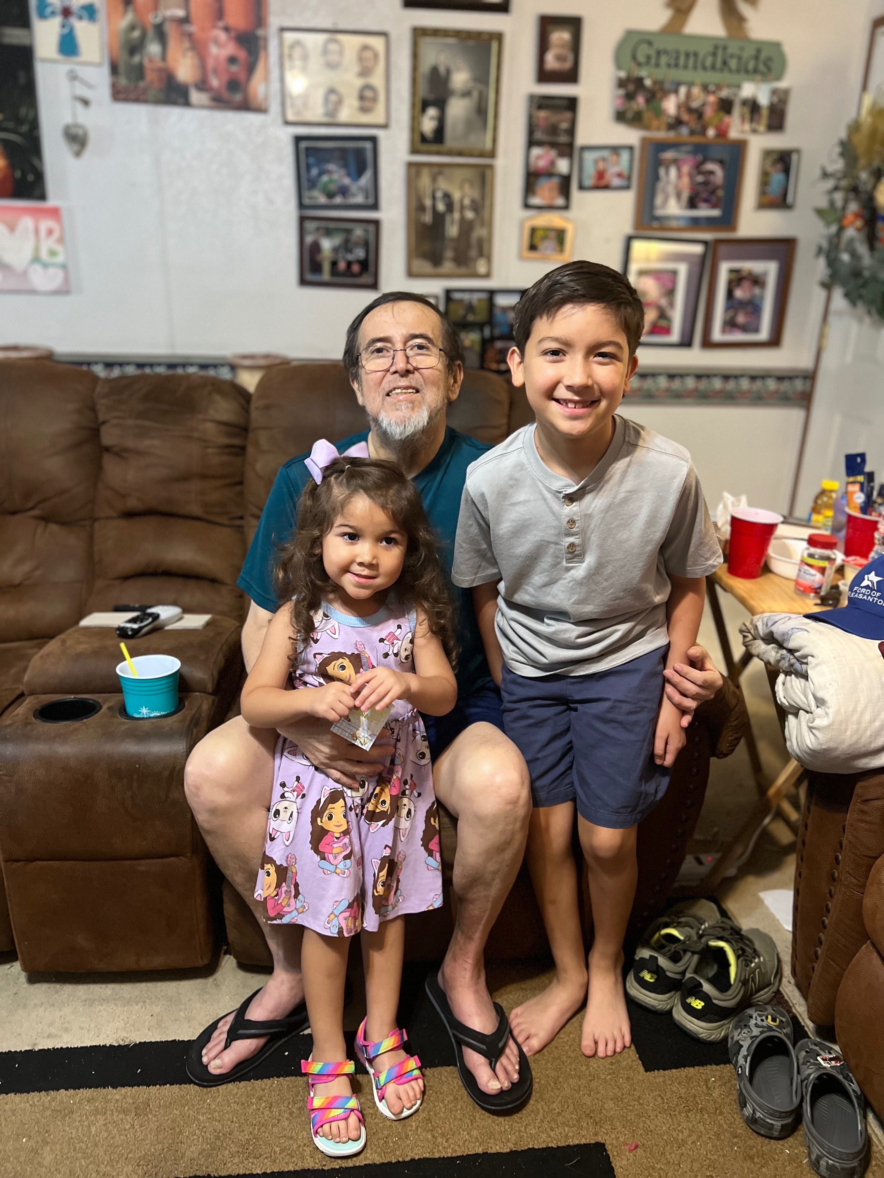 Mollys 4th bday with Lito.