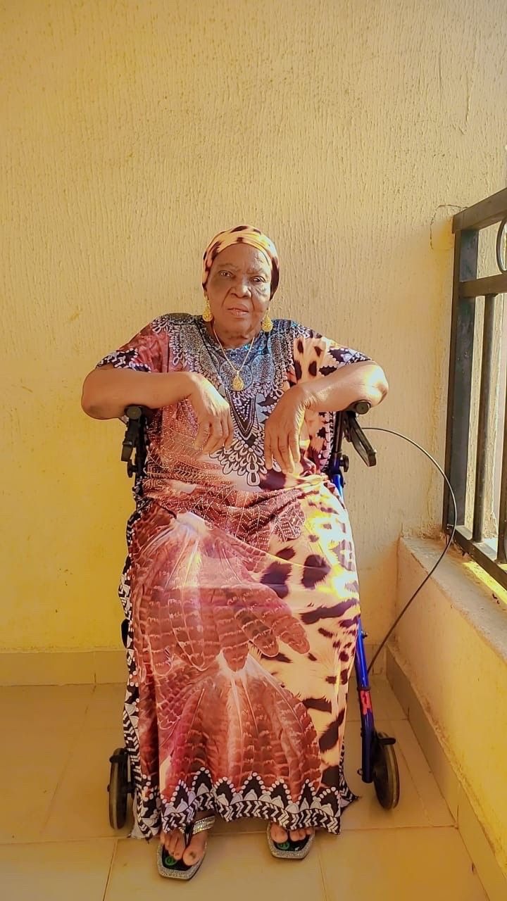 Mama in her elegance.