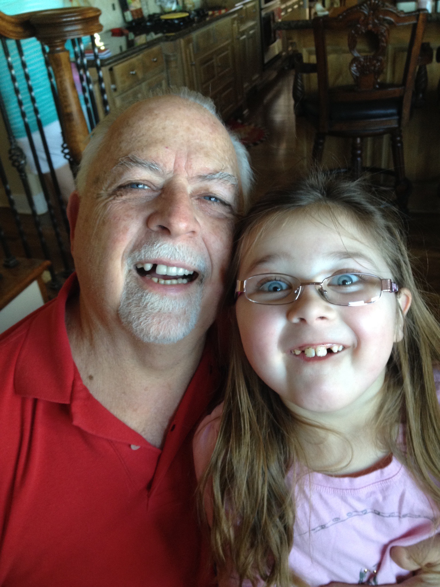 he loved playing with the grandkids and they adored him