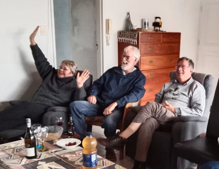 Dave and Renee joined us to watch the rugby as the Boks beat NZ earlier this year, and I just enjoyed watching them!