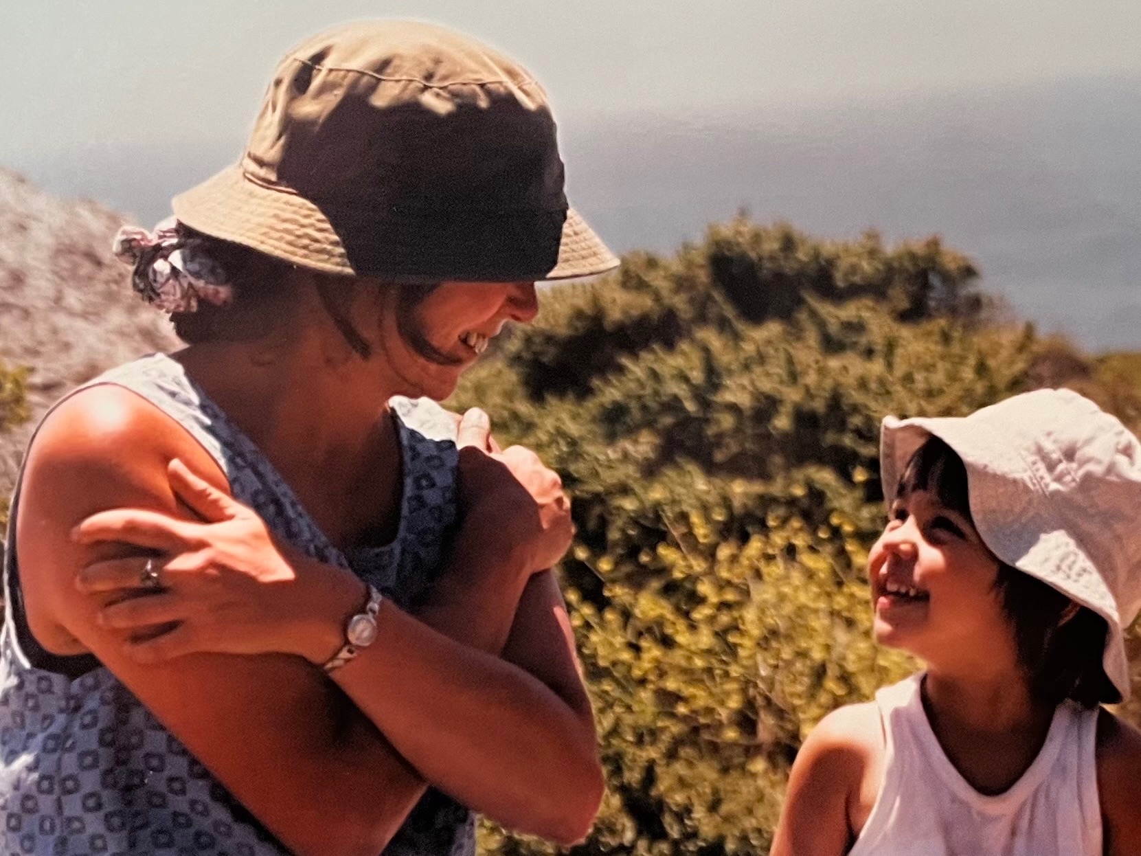 w/Olivia camping Marin County 2001