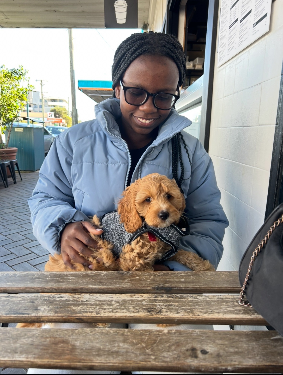 Cafe trip with this cutie