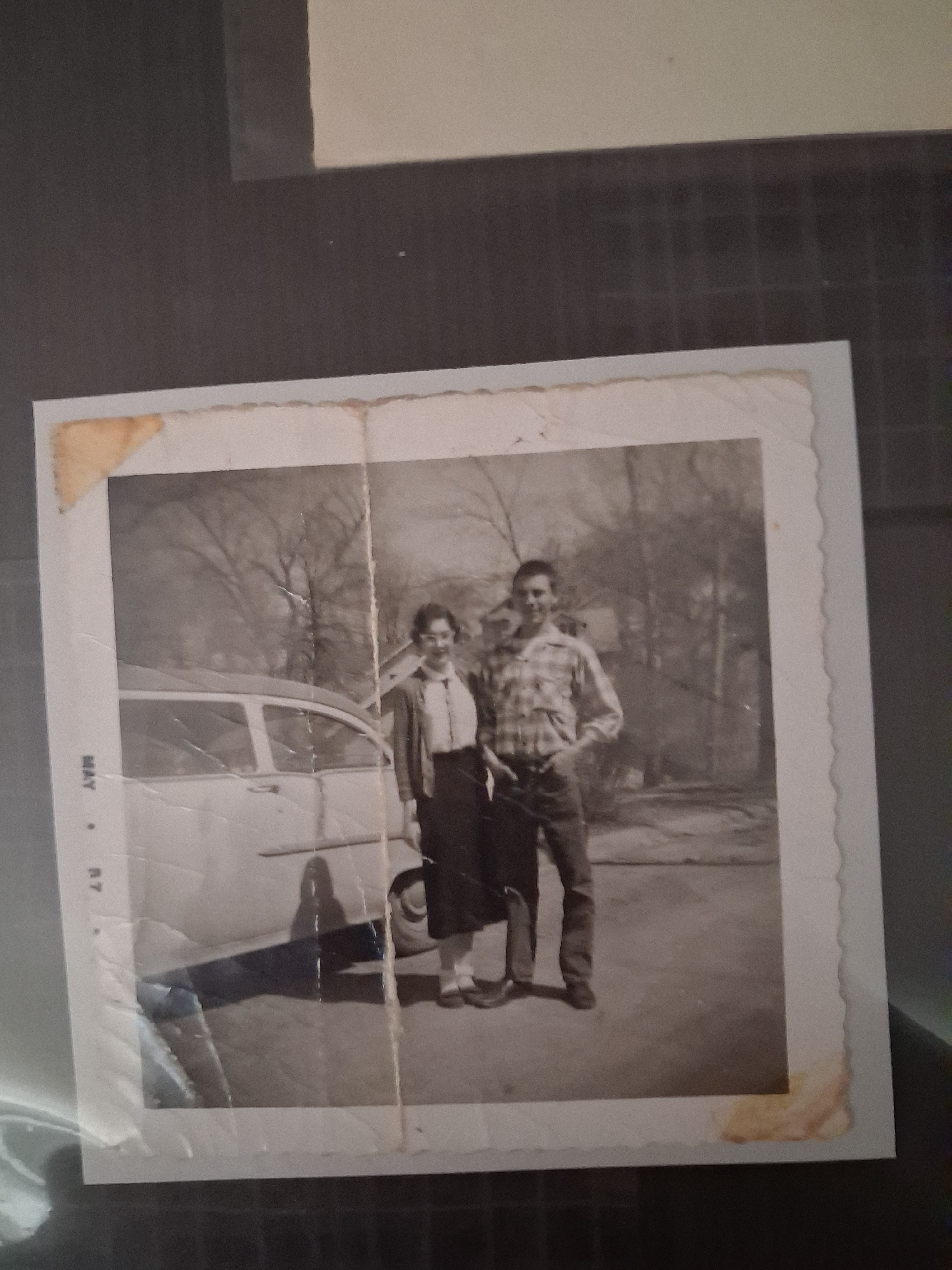 This is dad with his 1st wife Barbara