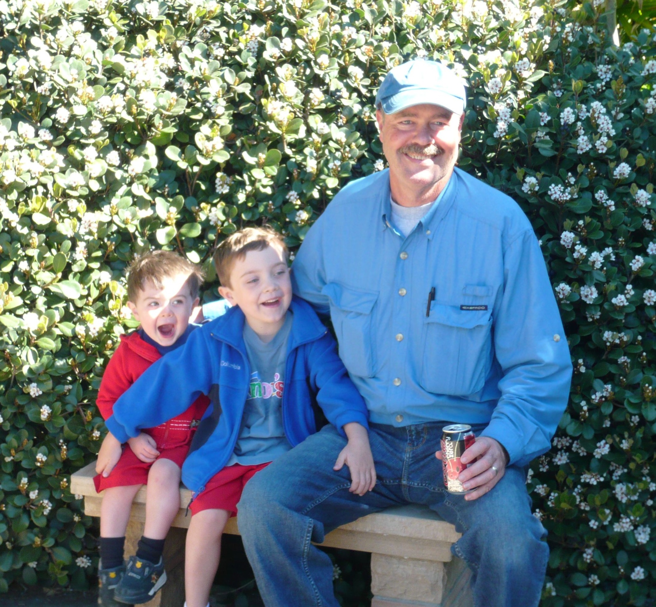 Uncle Don with Hudson and John!