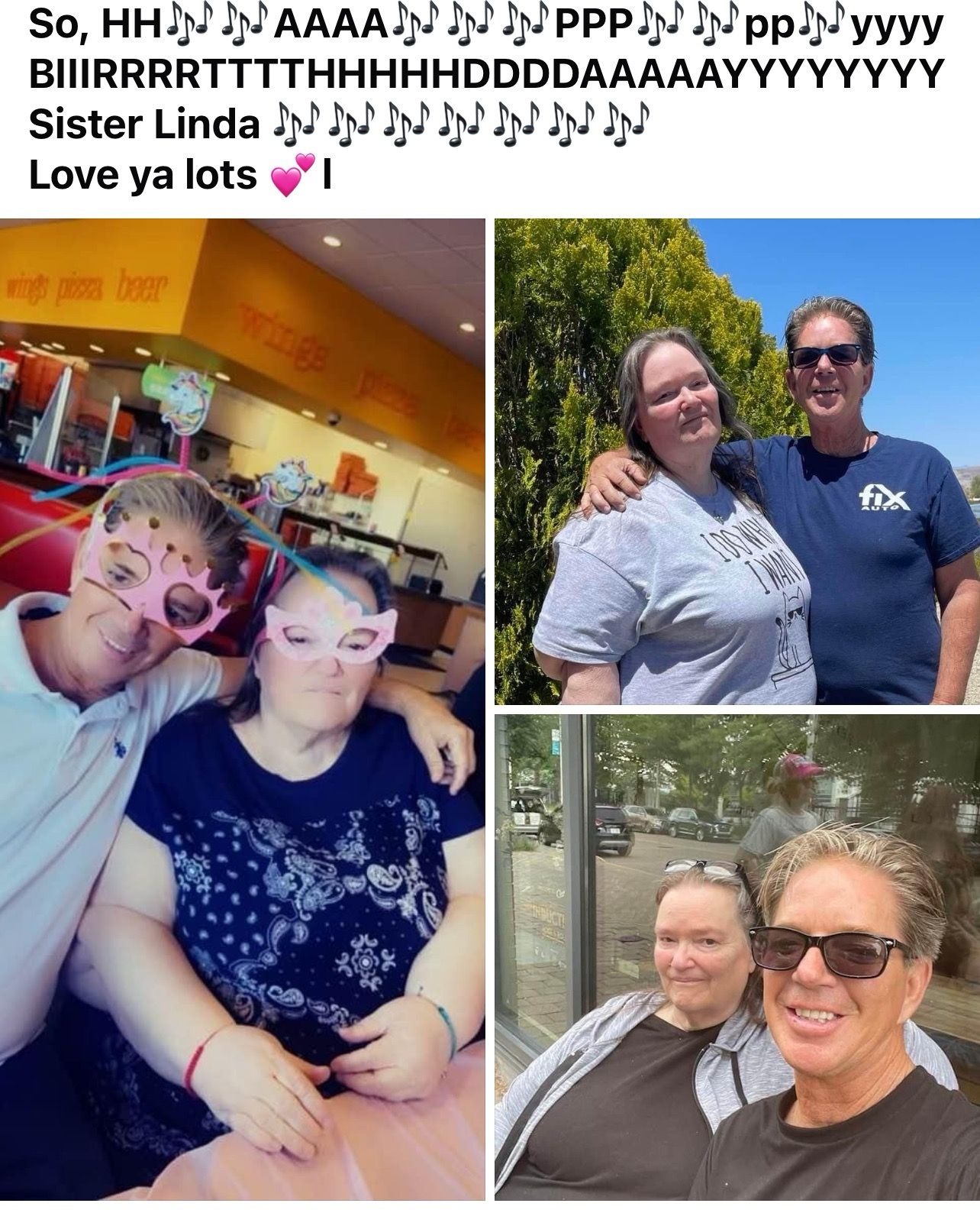 I love you brother I'm so thankful you came to Arizona last November and spent Thanksgiving with the family going to miss our long talks love your sister Linda 