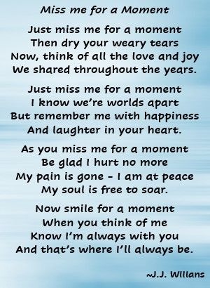 Miss you so much Mom!